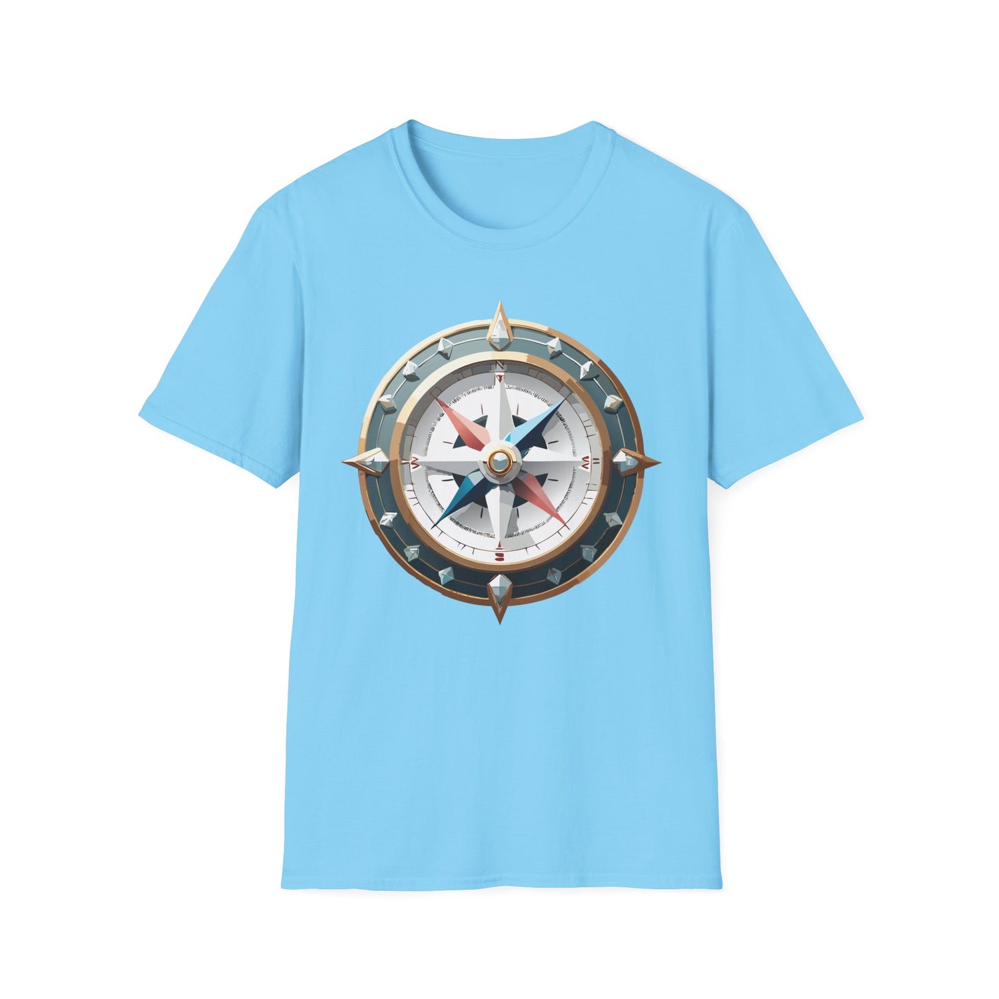 Compass T Shirt, Compass Shirt, Shirt with Compass, Navigator Shirt