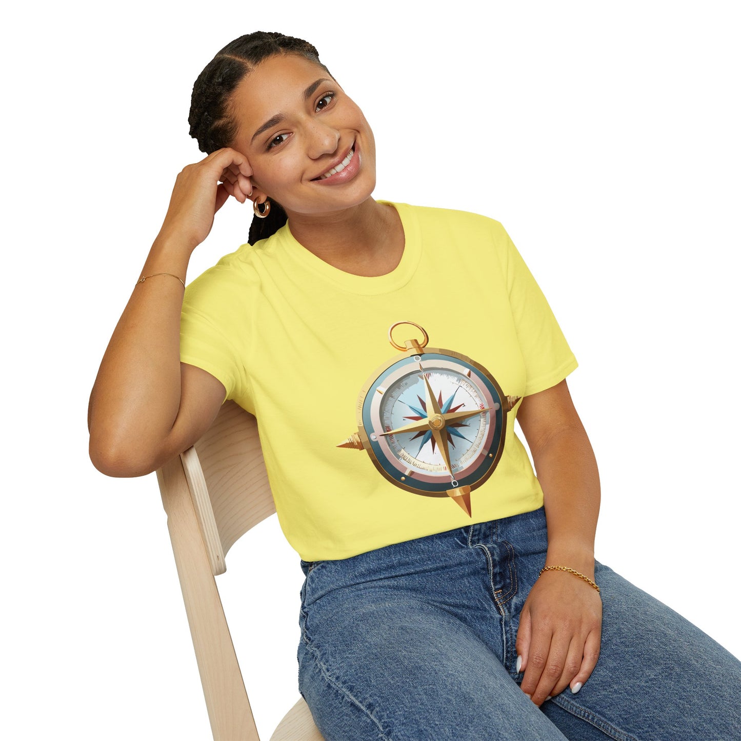 Compass T Shirt, Compass Shirt, Shirt with Compass, Navigator Shirt