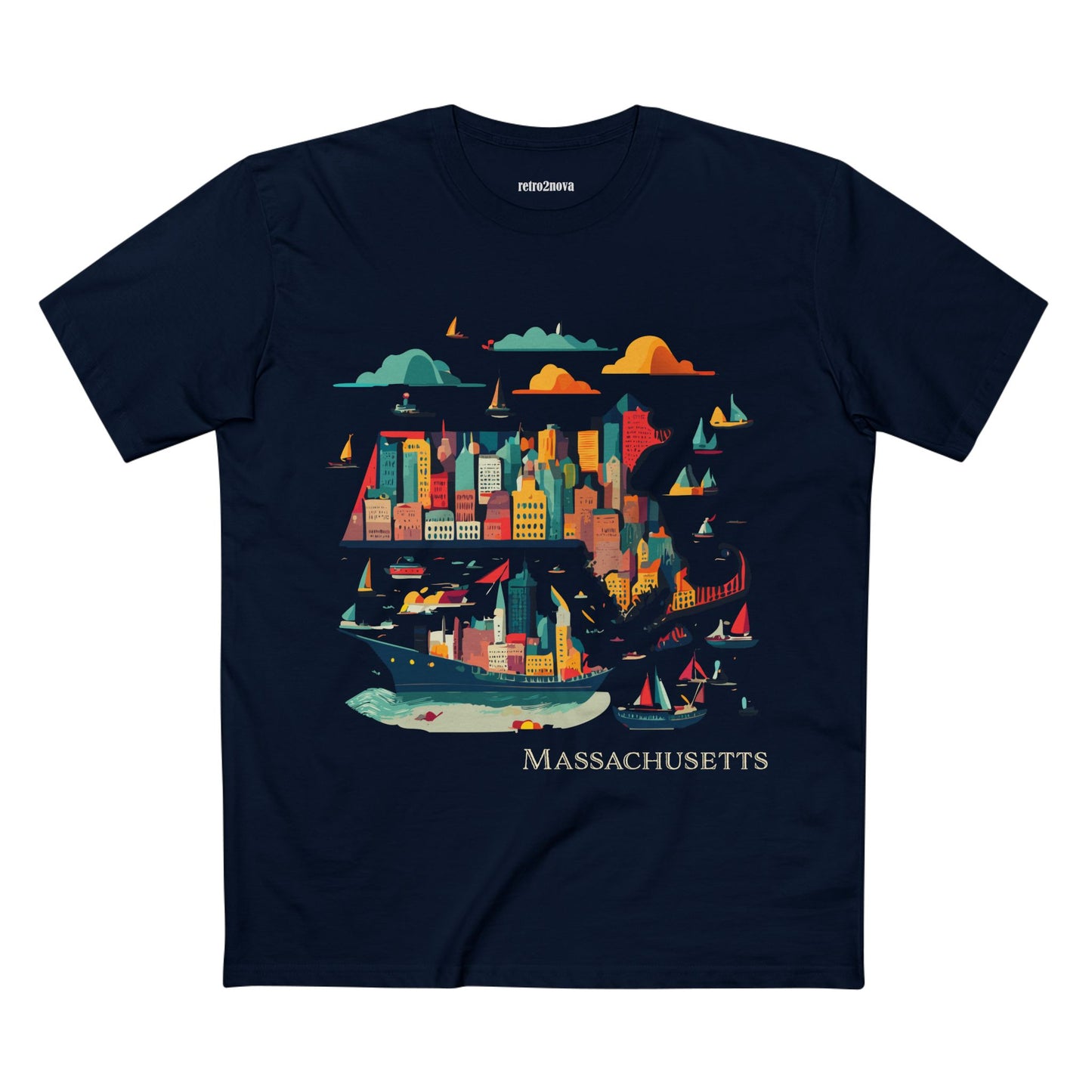 US State Shirts, Massachusetts Shirt