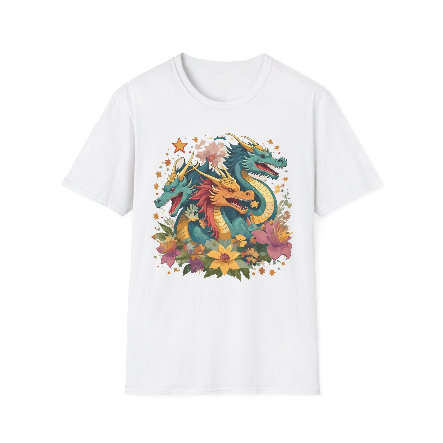 Dragon T Shirt, Dragon Shirt, Shirt with Animals, Animal Shirt