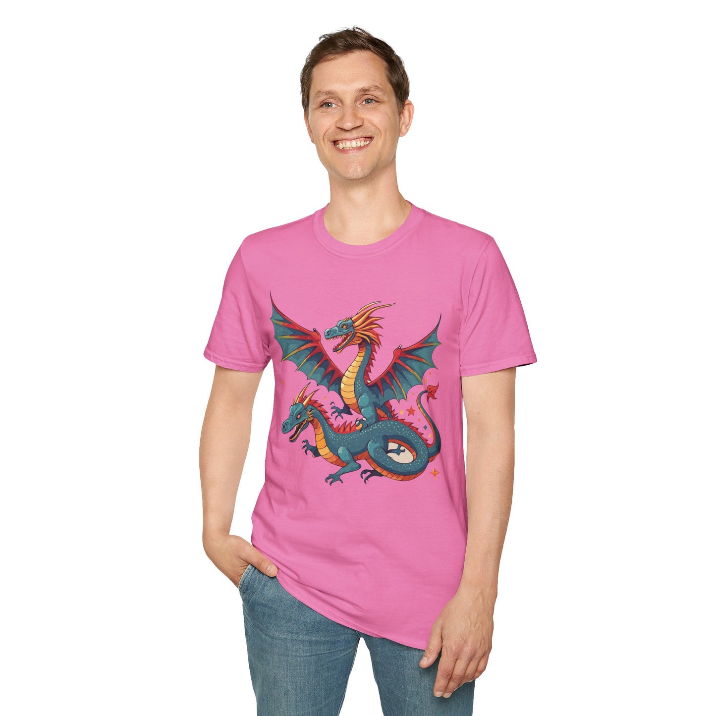 Dragon T Shirt, Dragon Shirt, Shirt with Animals, Animal Shirt