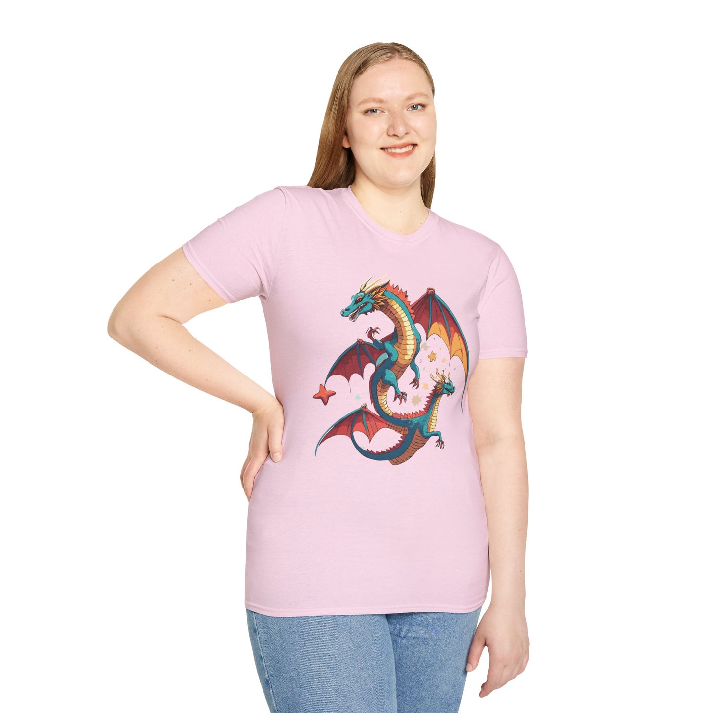 Dragon T Shirt, Dragon Shirt, Shirt with Animals, Animal Shirt