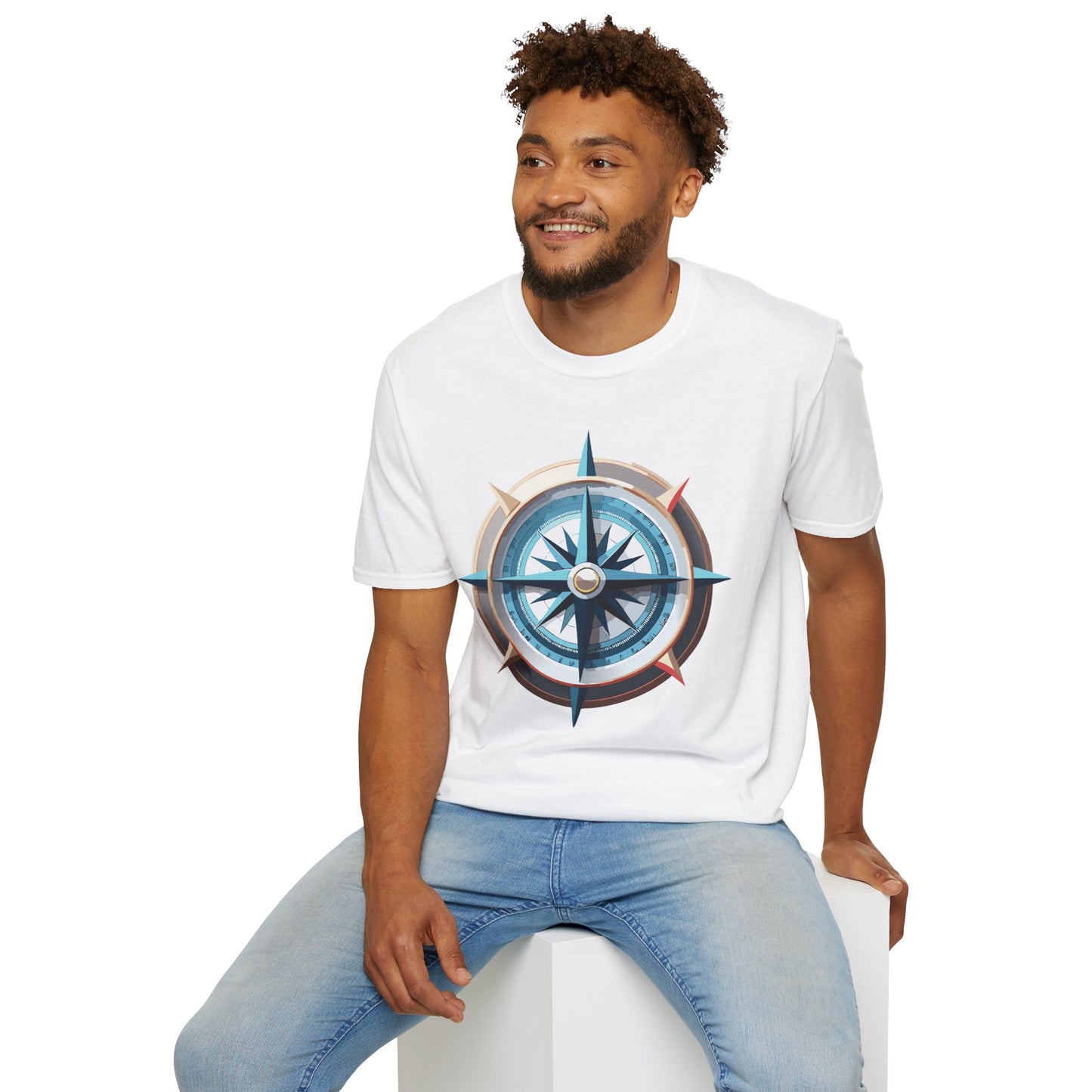 Compass T Shirt, Compass Shirt, Shirt with Compass, Navigator Shirt