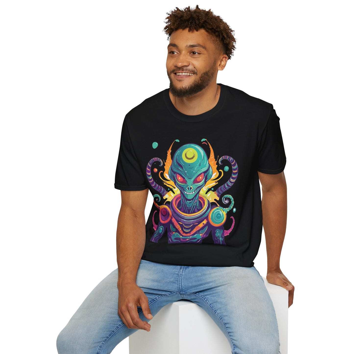 Alien T Shirt, Cosmos Shirt, Shirt with Aliens, Cosmo Shirts
