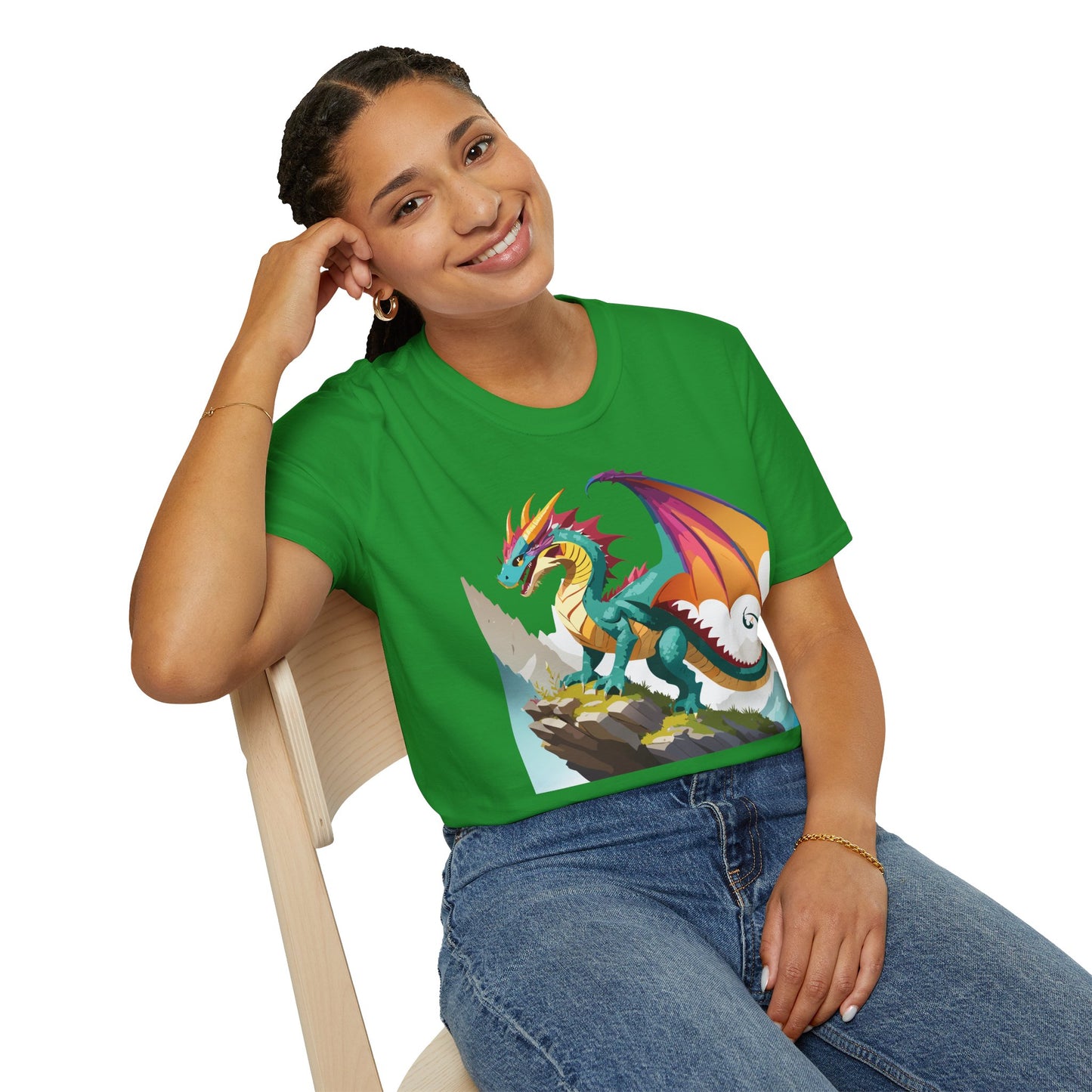 Dragon T Shirt, Dragon Shirt, Shirt with Animals, Animal Shirt