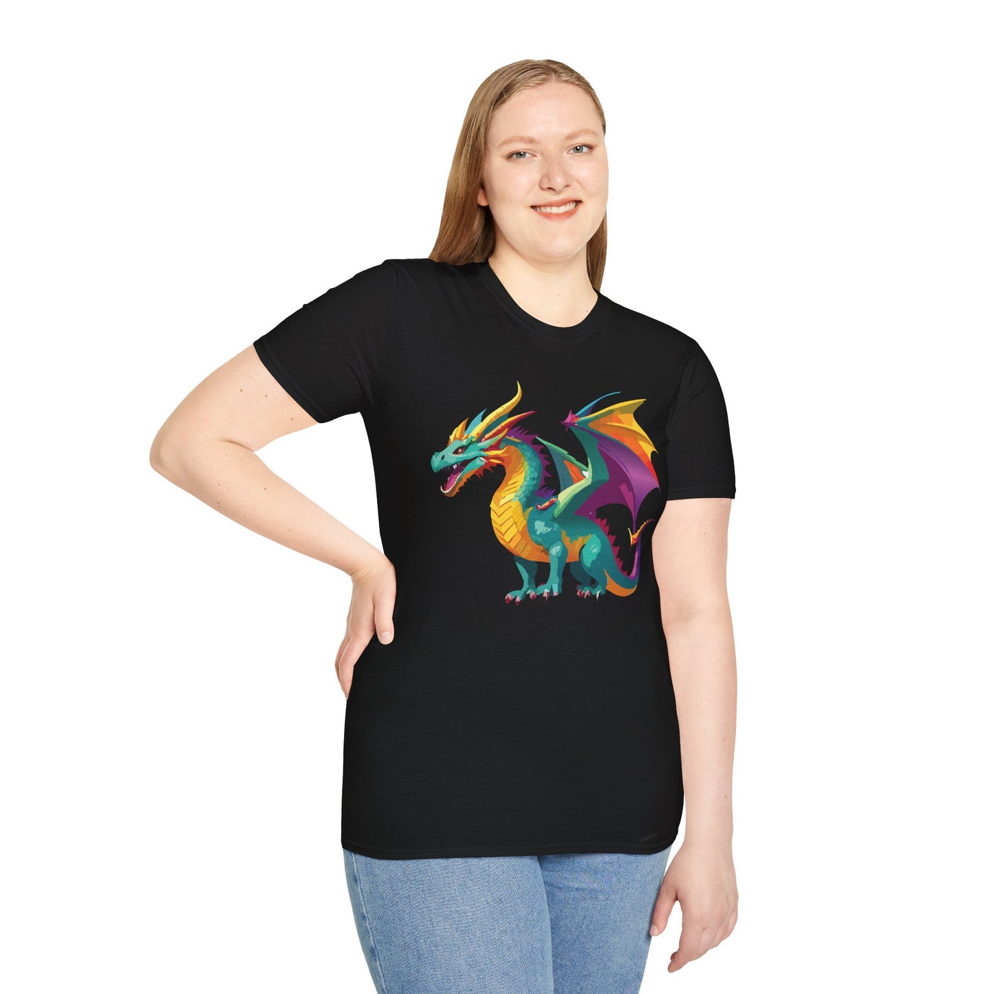 Dragon T Shirt, Dragon Shirt, Shirt with Animals, Animal Shirt