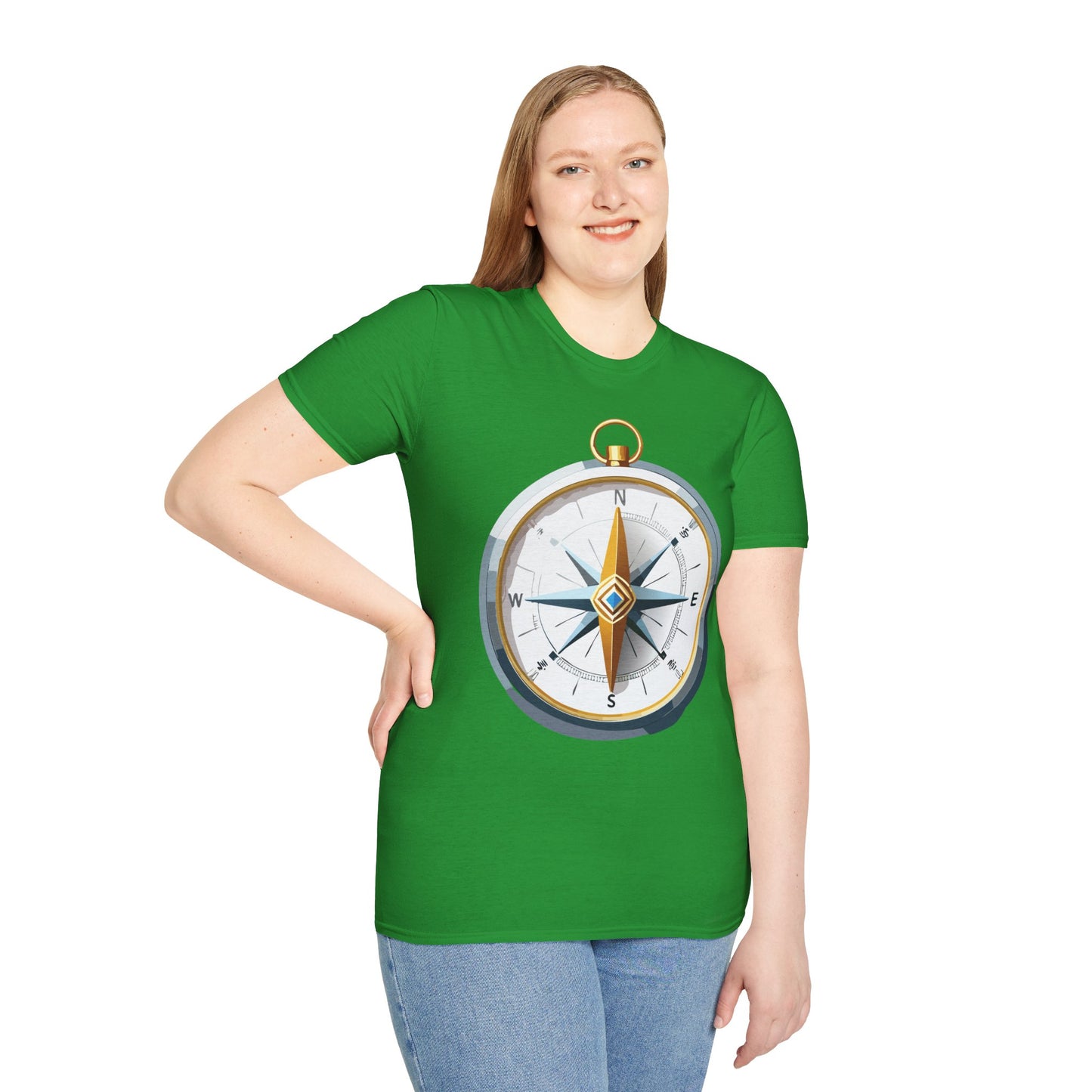 Compass T Shirt, Compass Shirt, Shirt with Compass, Navigator Shirt