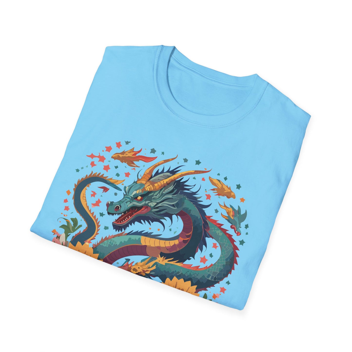 Dragon T Shirt, Dragon Shirt, Shirt with Animals, Animal Shirt