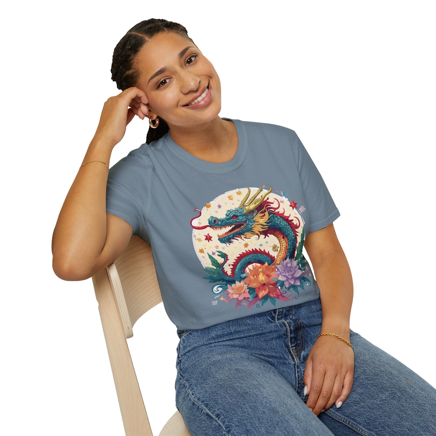 Dragon T Shirt, Dragon Shirt, Shirt with Animals, Animal Shirt