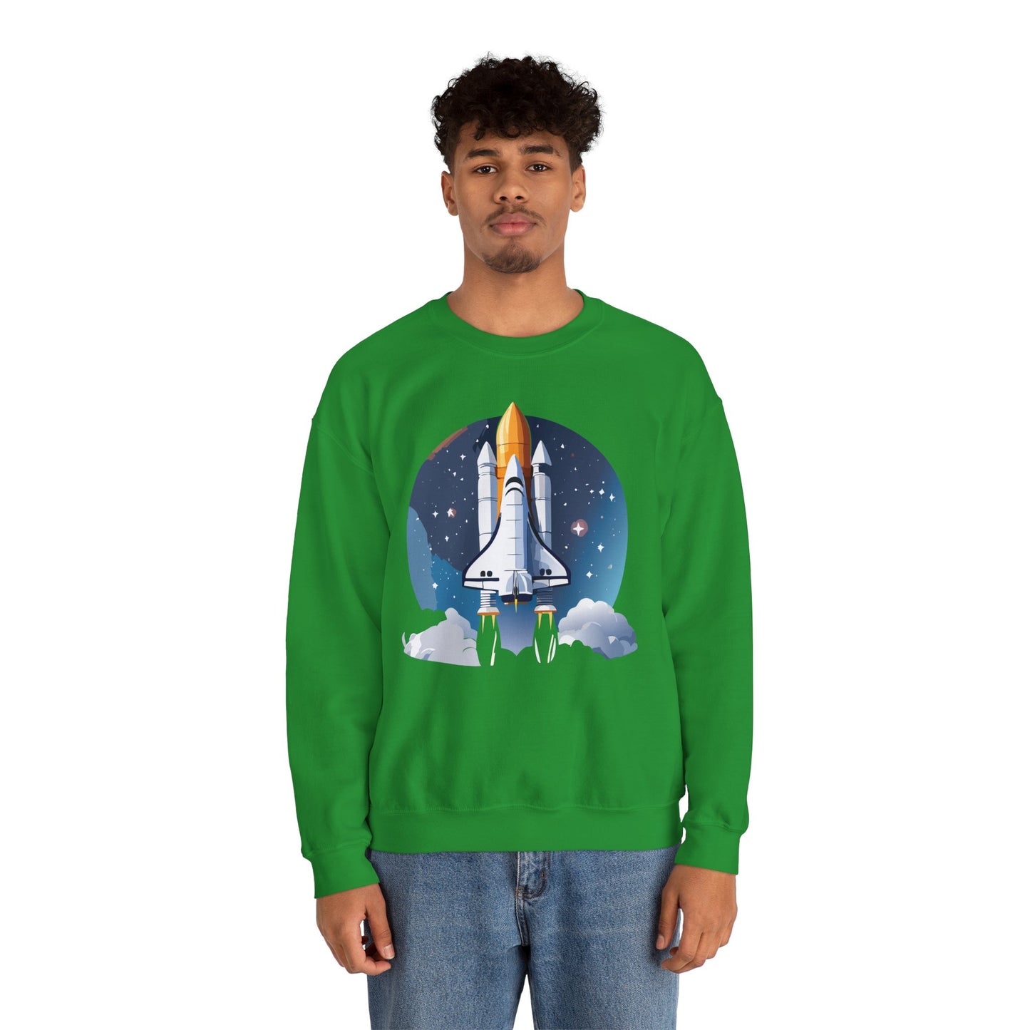 Space Shuttle Sweatshirt, Cosmic Sweatshirt, Astronaut Sweatshirt, Space Cosmic Sweatshirt