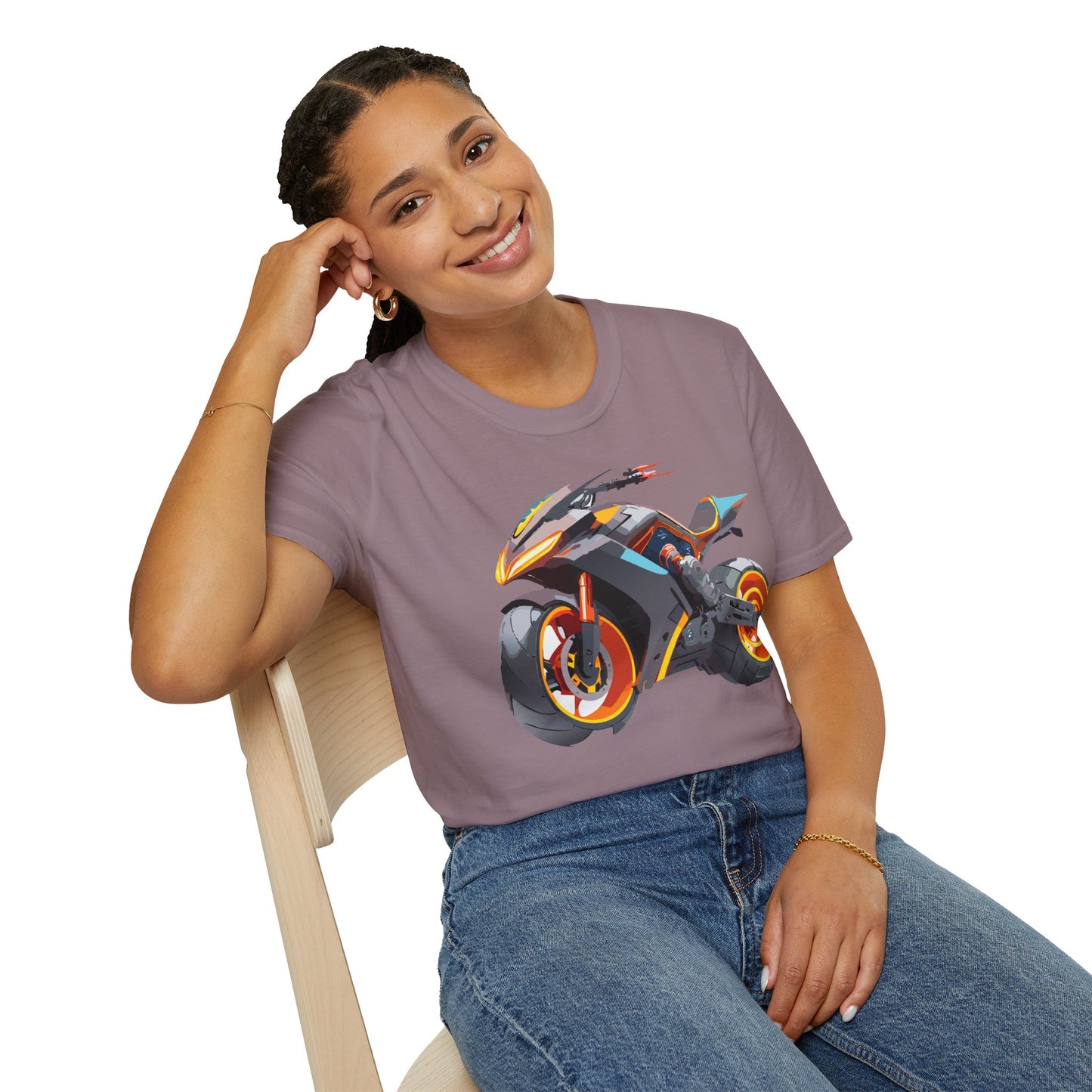 Bike T Shirt, Moto Shirt, Shirt with Motorcycle, MTB T Shirts