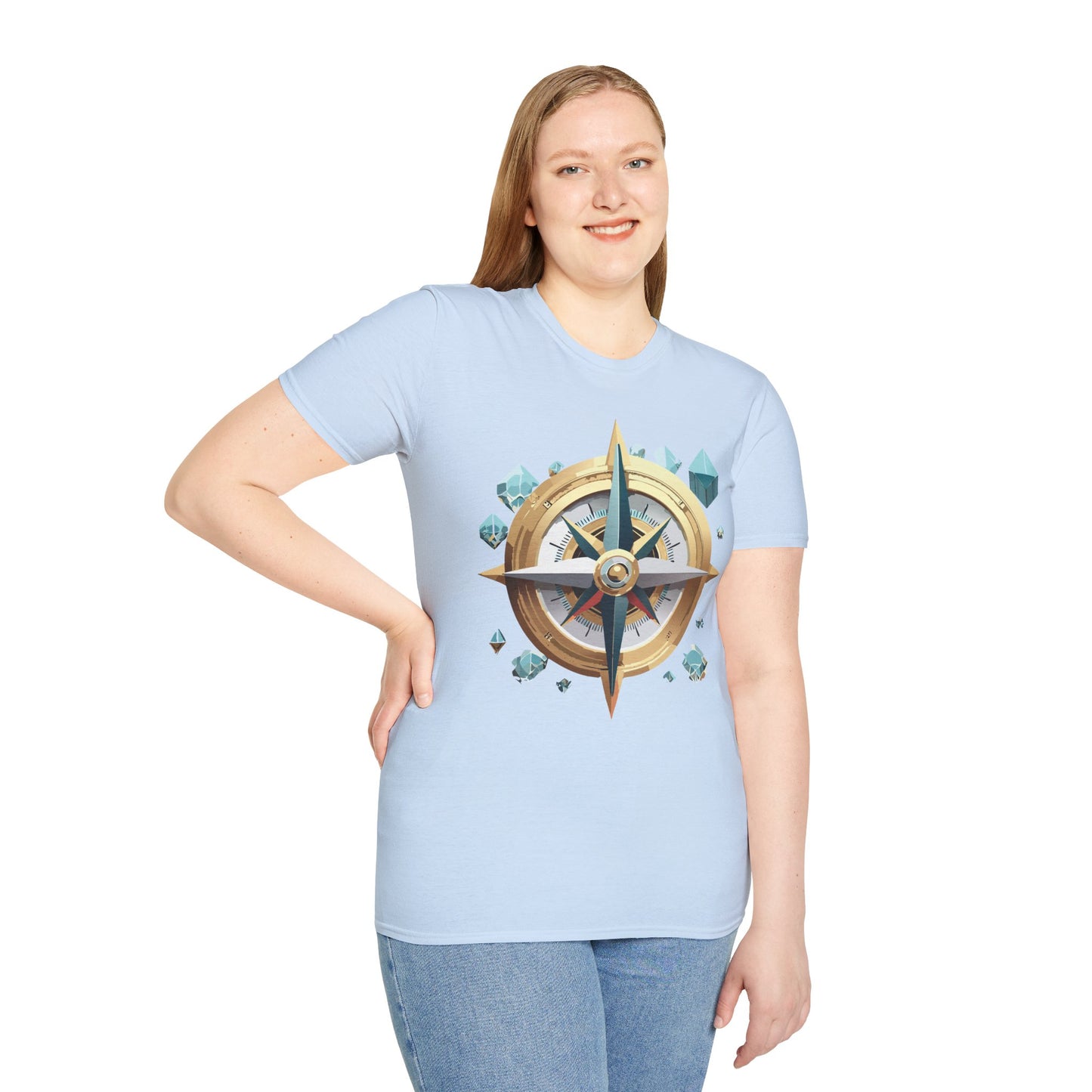 Compass T Shirt, Compass Shirt, Shirt with Compass, Navigator Shirt