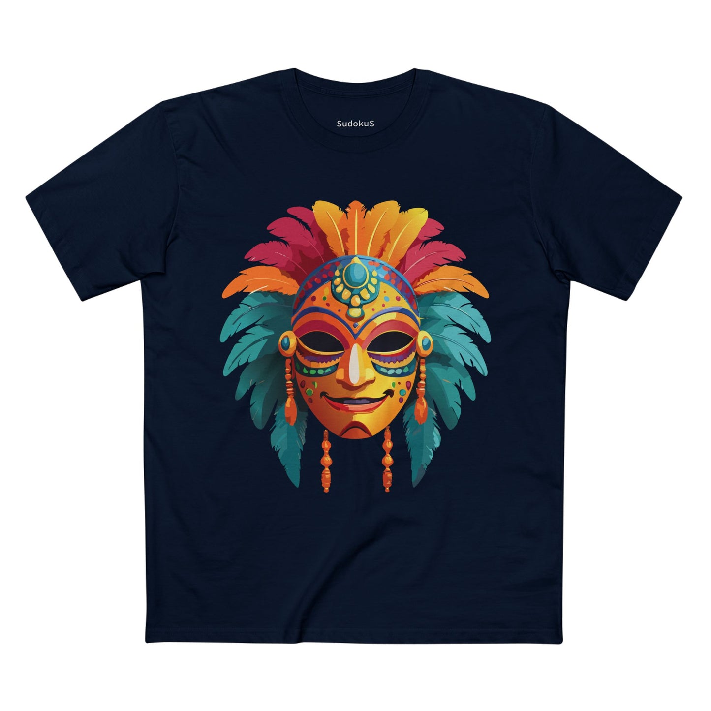 Mask Shirt, Shirt with Face - SudokuS