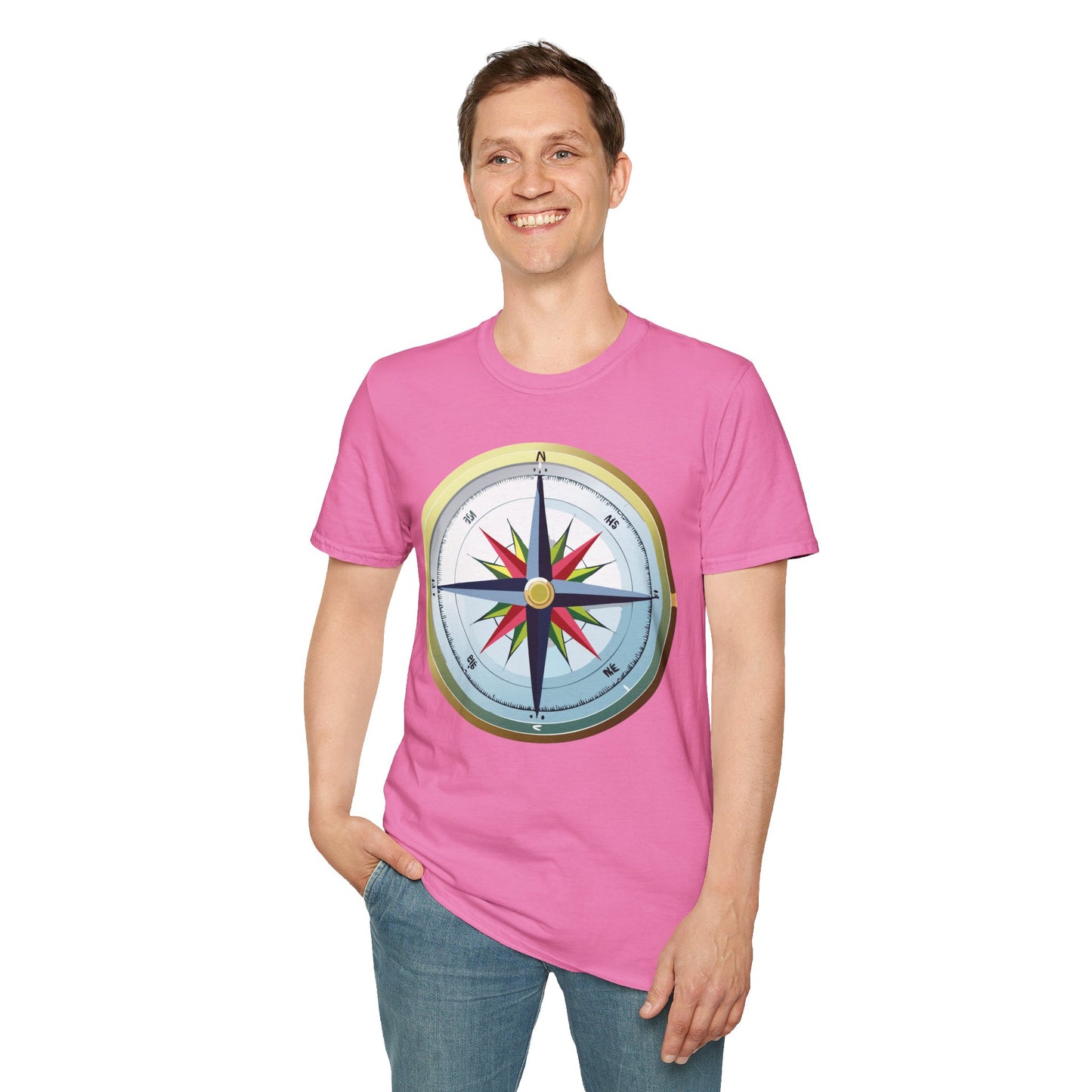 Compass T Shirt, Compass Shirt, Shirt with Compass, Navigator Shirt