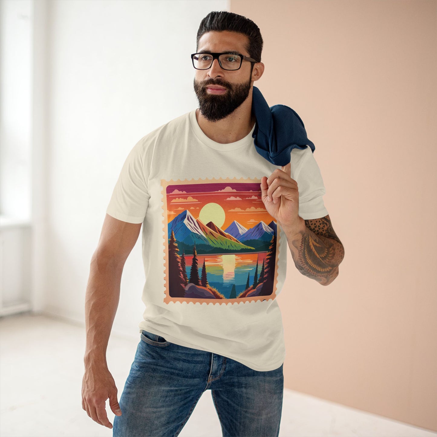 Stamp Shirt, Postage Stamp Shirt