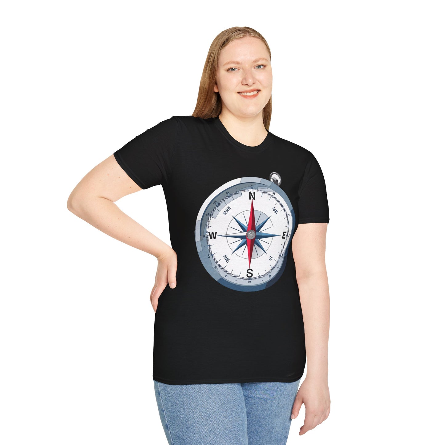 Compass T Shirt, Compass Shirt, Shirt with Compass, Navigator Shirt