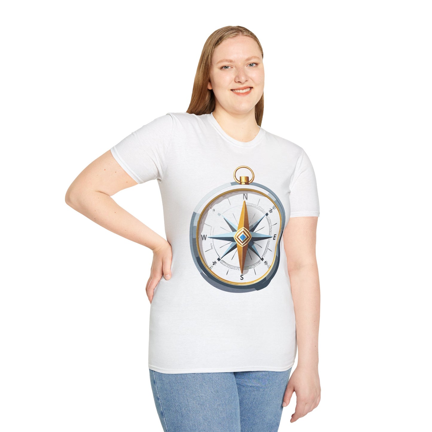 Compass T Shirt, Compass Shirt, Shirt with Compass, Navigator Shirt