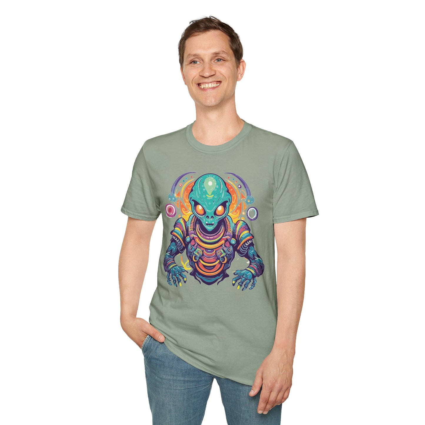 Alien T Shirt, Cosmos Shirt, Shirt with Aliens, Cosmo Shirts