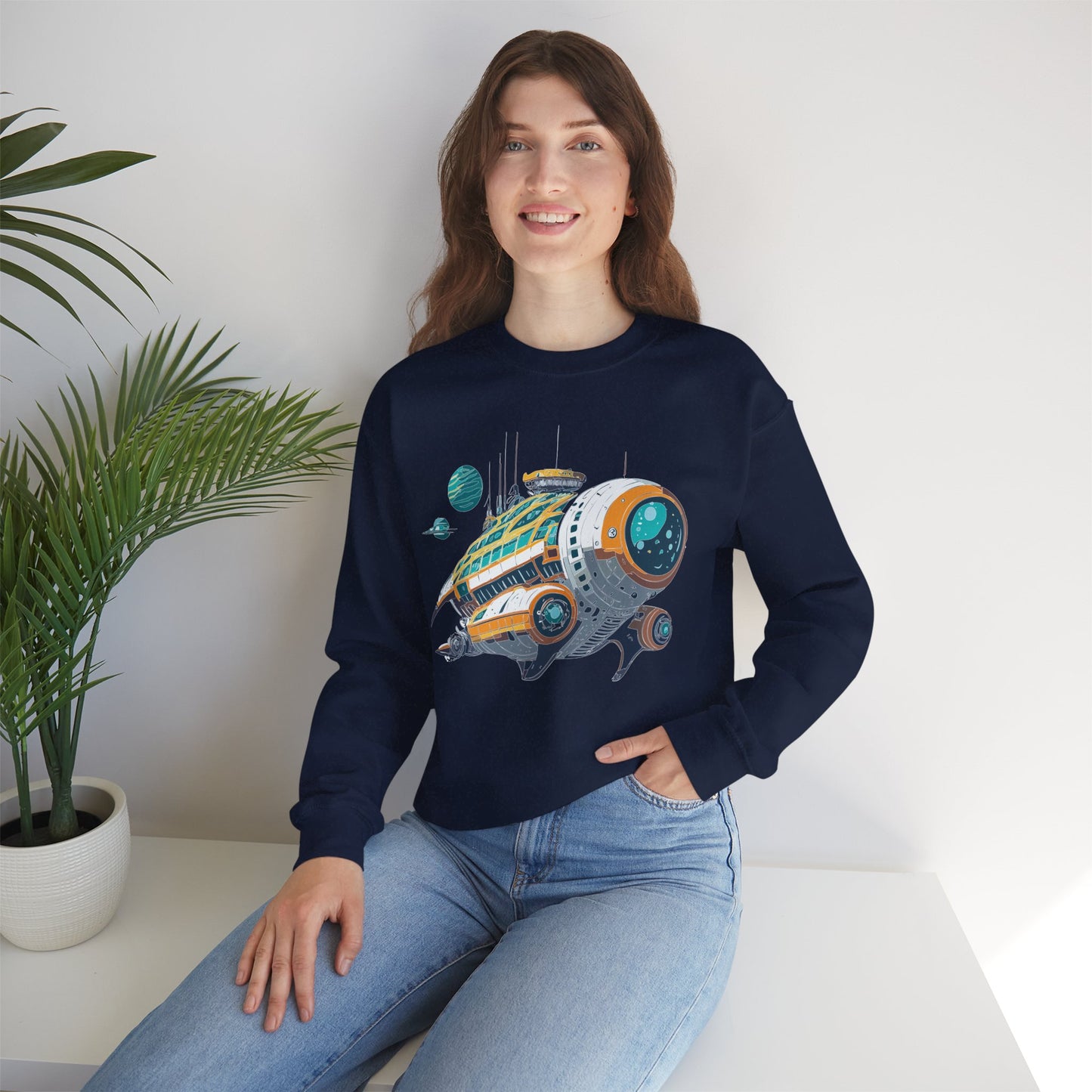 Space Shuttle Sweatshirt, Cosmic Sweatshirt, Astronaut Sweatshirt, Space Cosmic Sweatshirt