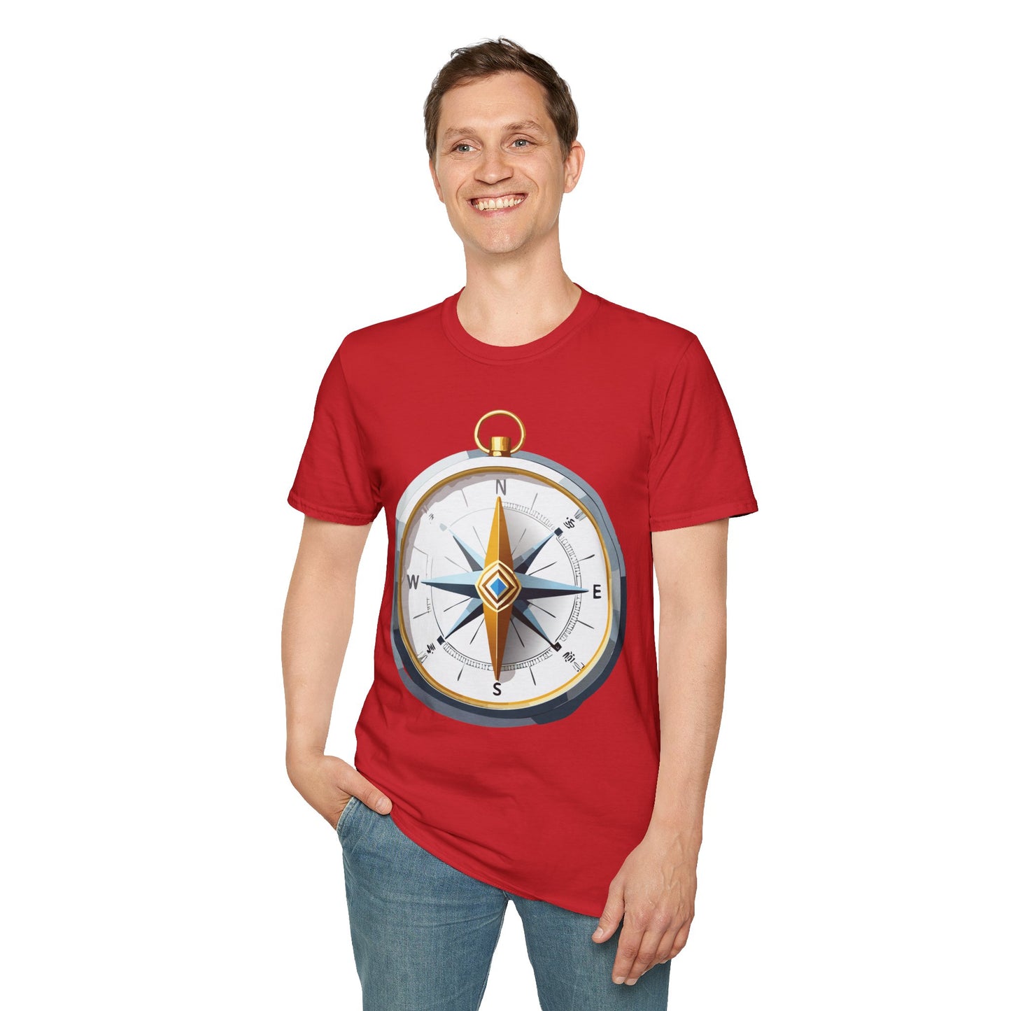 Compass T Shirt, Compass Shirt, Shirt with Compass, Navigator Shirt