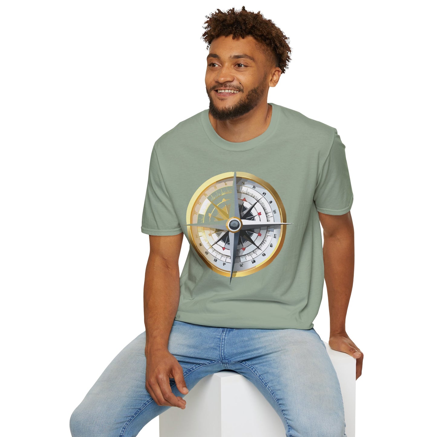 Compass T Shirt, Compass Shirt, Shirt with Compass, Navigator Shirt