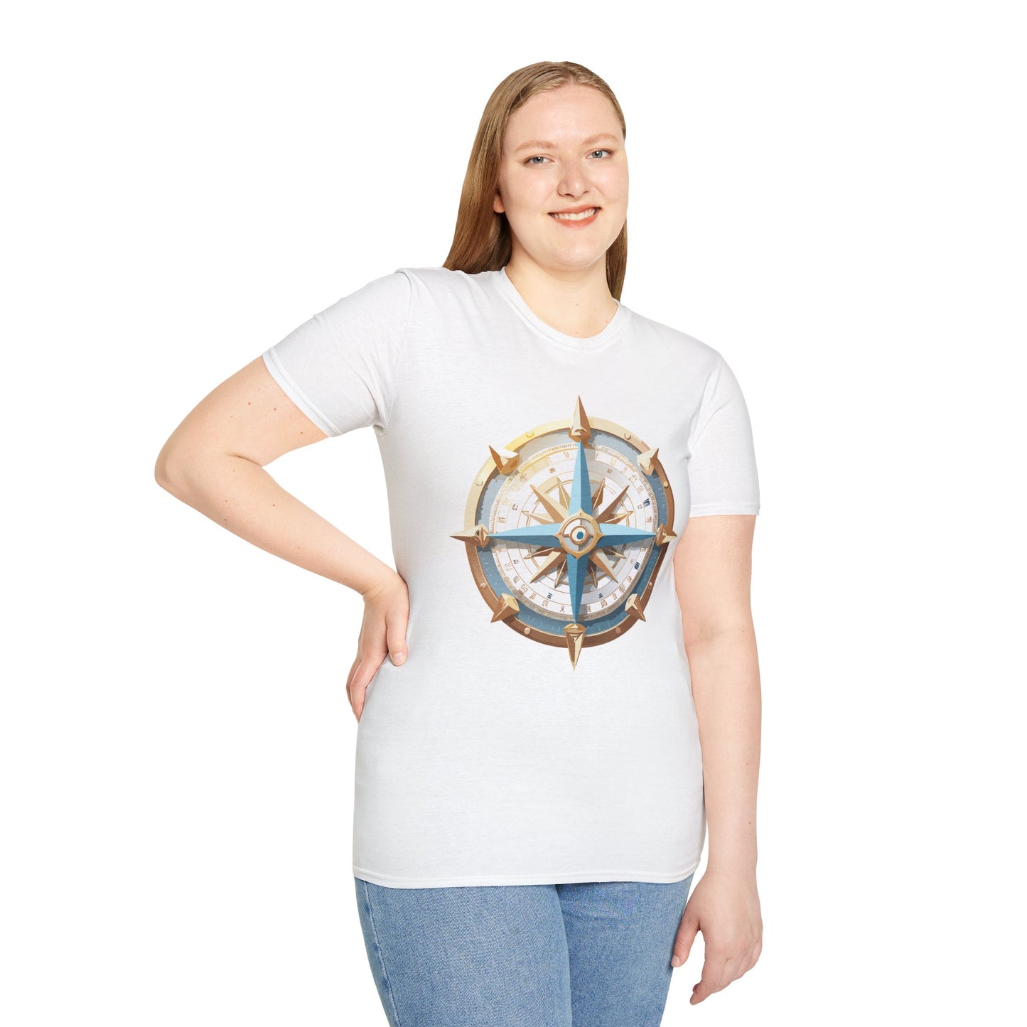 Compass T Shirt, Compass Shirt, Shirt with Compass, Navigator Shirt