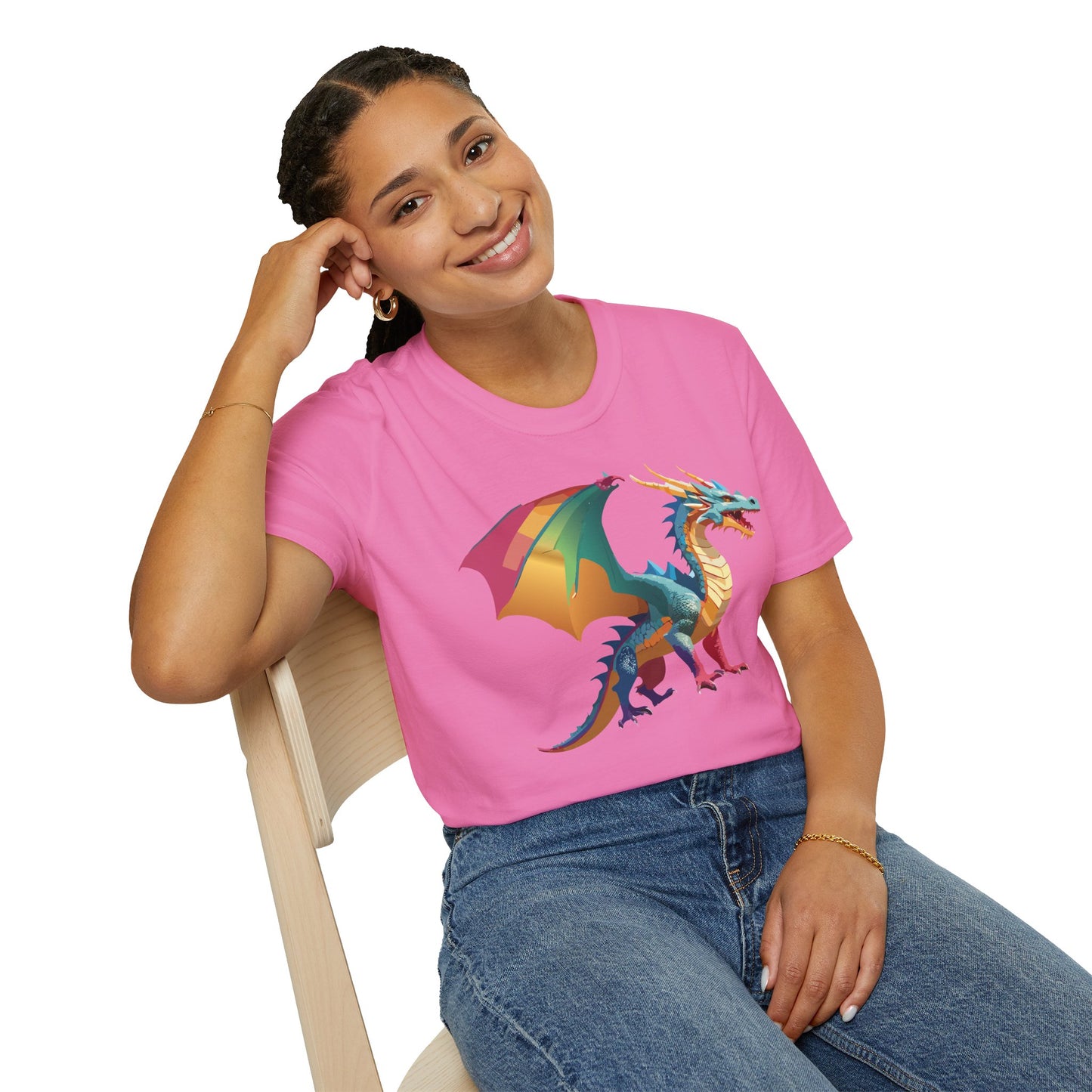 Dragon T Shirt, Dragon Shirt, Shirt with Animals, Animal Shirt