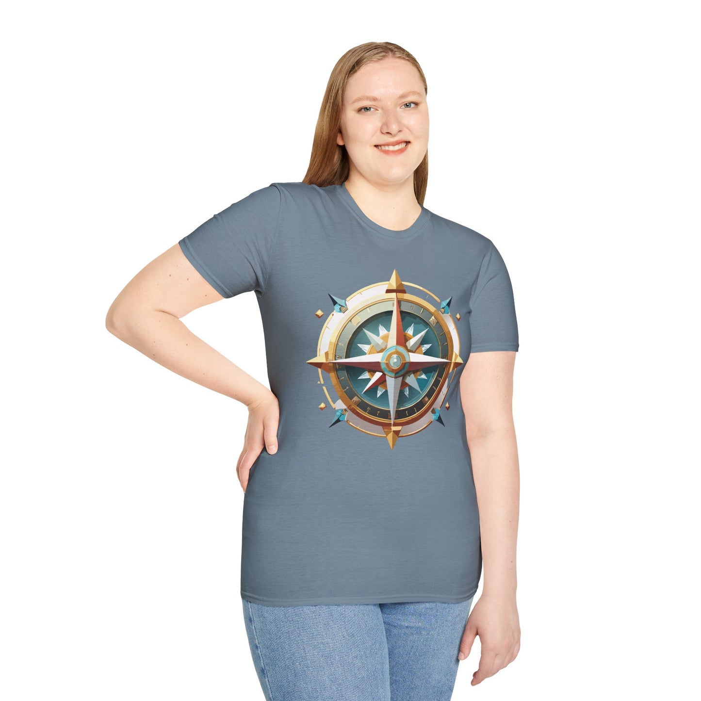 Compass T Shirt, Compass Shirt, Shirt with Compass, Navigator Shirt