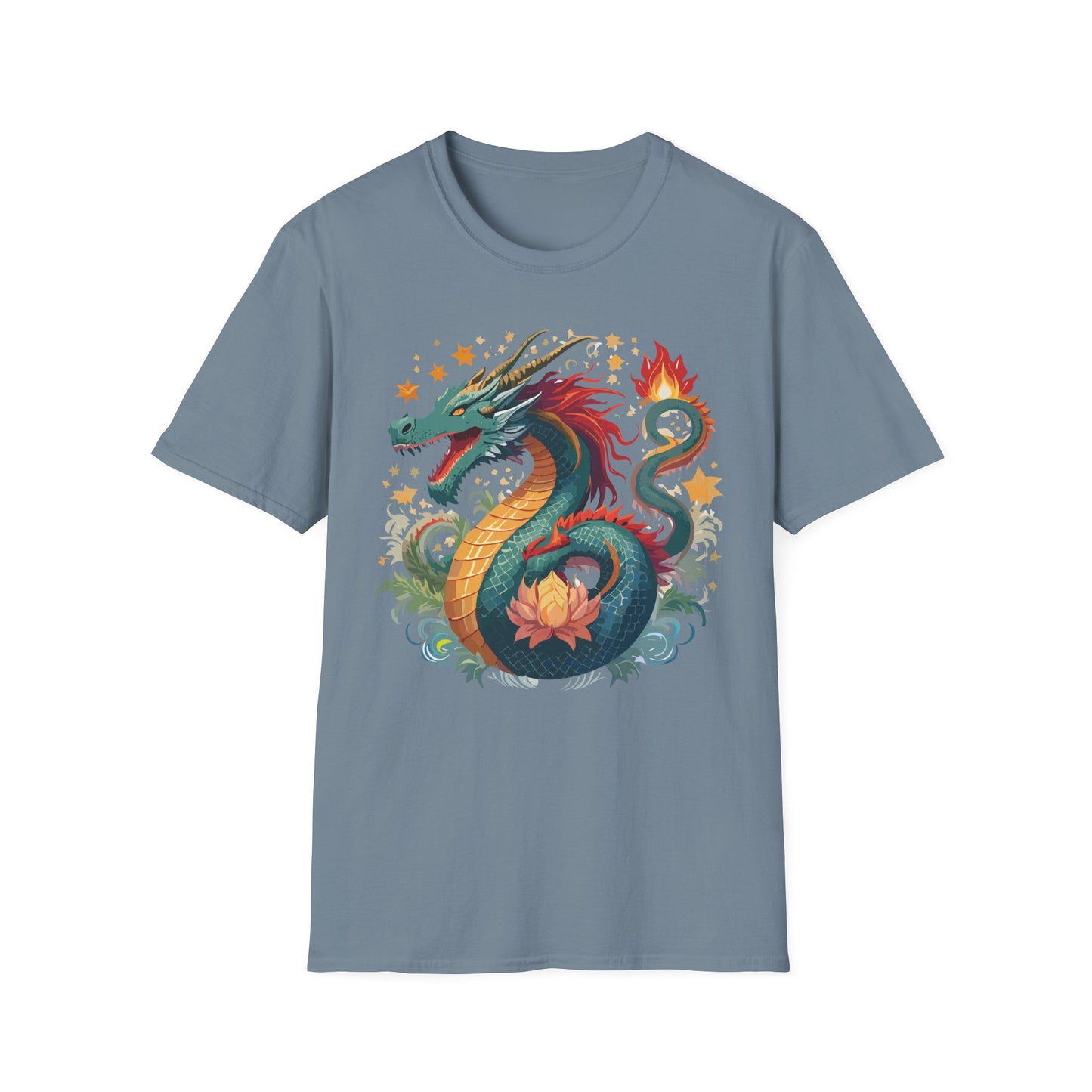 Dragon T Shirt, Dragon Shirt, Shirt with Animals, Animal Shirt