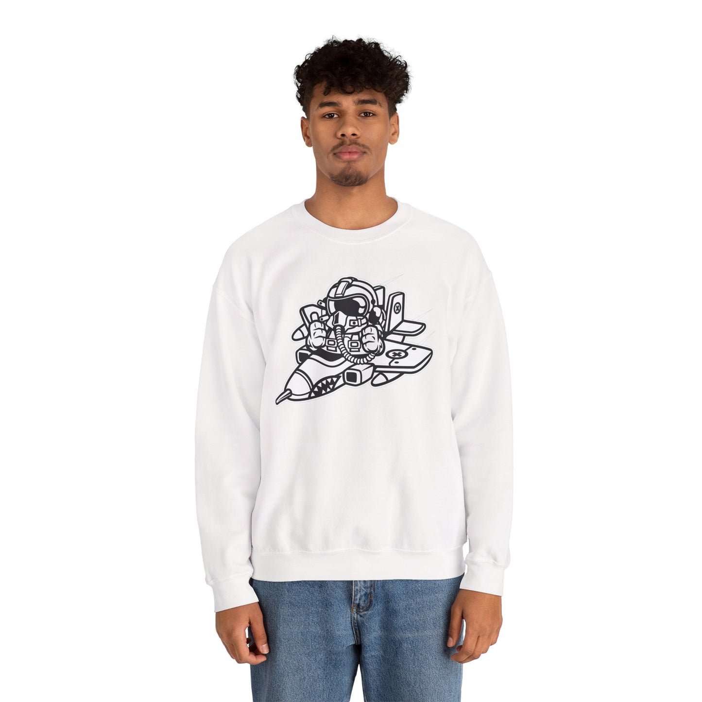 Space Shuttle Sweatshirt, Cosmic Sweatshirt, Astronaut Sweatshirt, Space Cosmic Sweatshirt