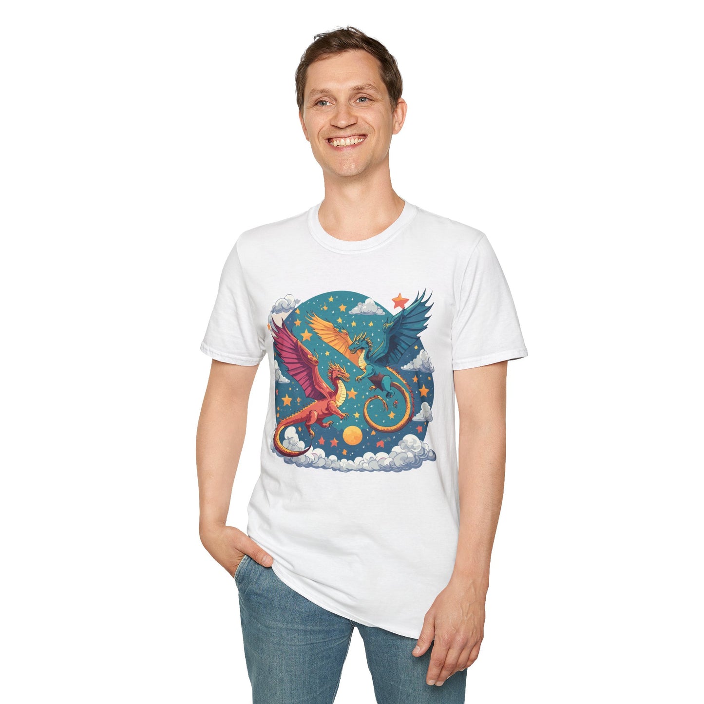 Dragon T Shirt, Dragon Shirt, Shirt with Animals, Animal Shirt
