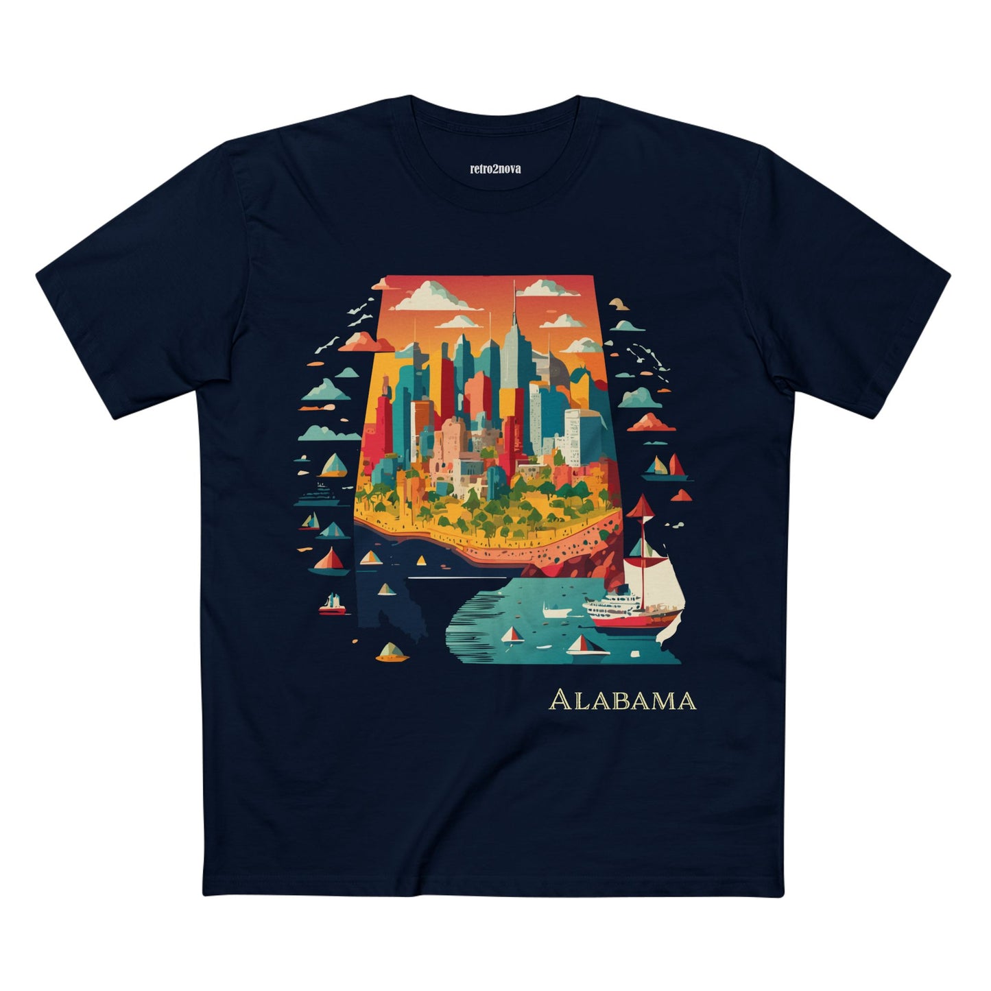 US State Shirts, Alabama Shirt