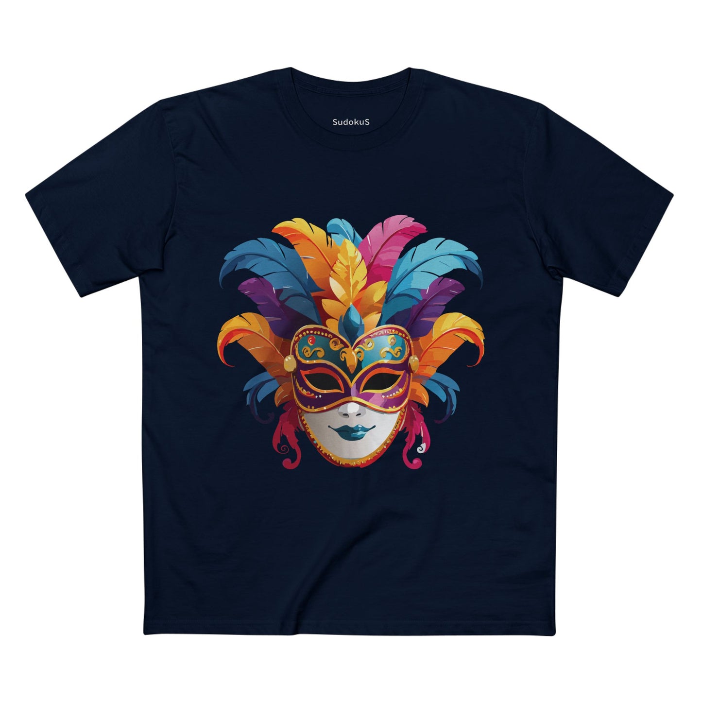 Mask Shirt, Shirt with Face - SudokuS