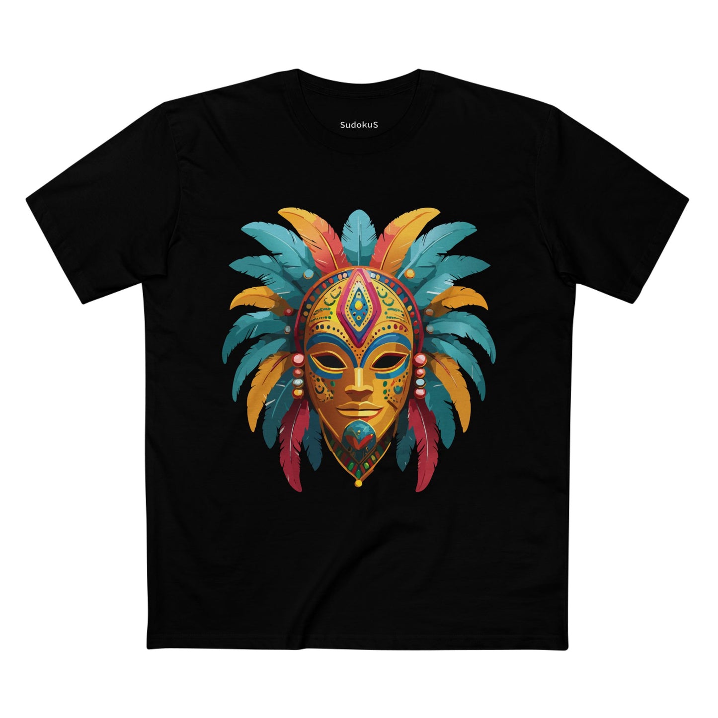 Mask Shirt, Shirt with Face - SudokuS