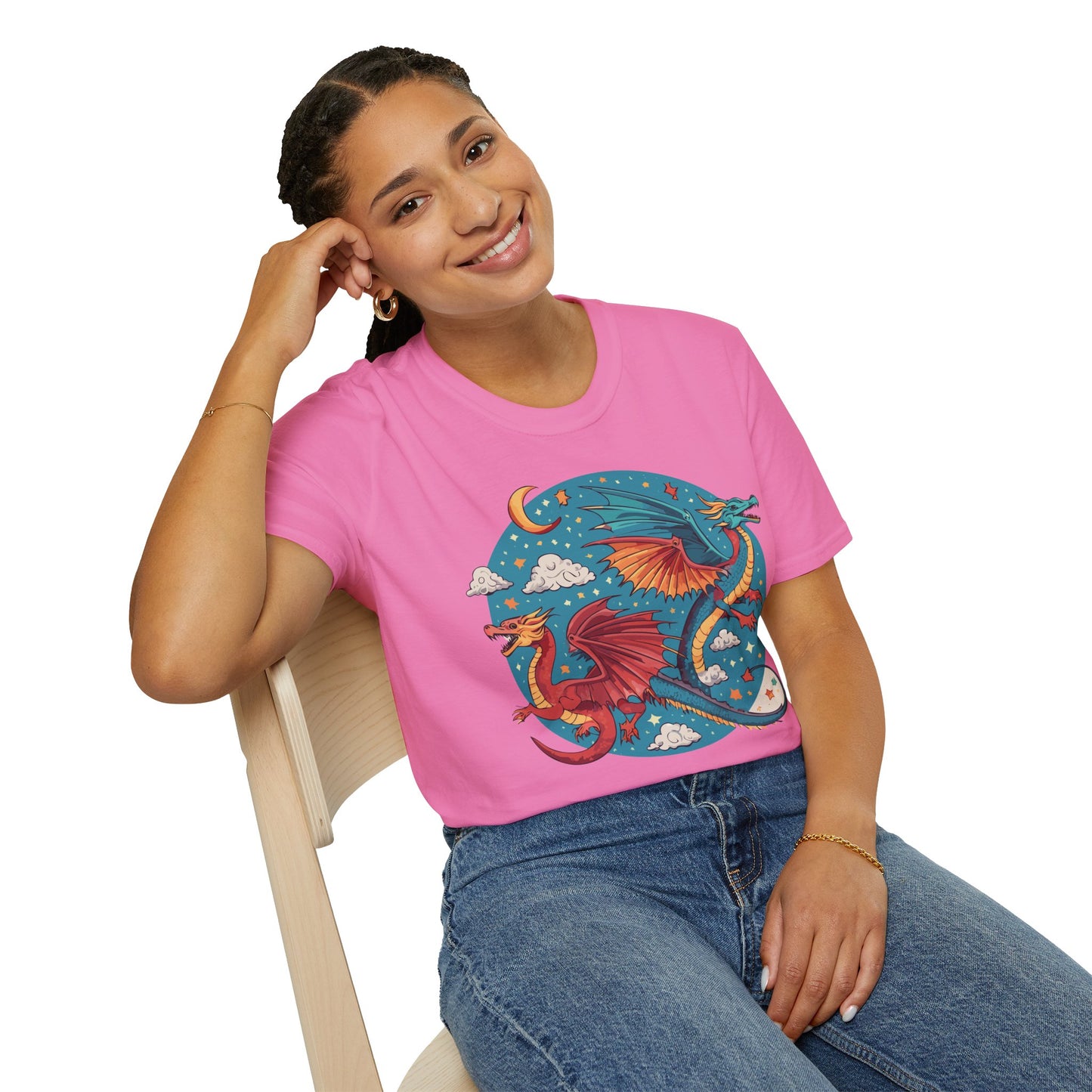 Dragon T Shirt, Dragon Shirt, Shirt with Animals, Animal Shirt
