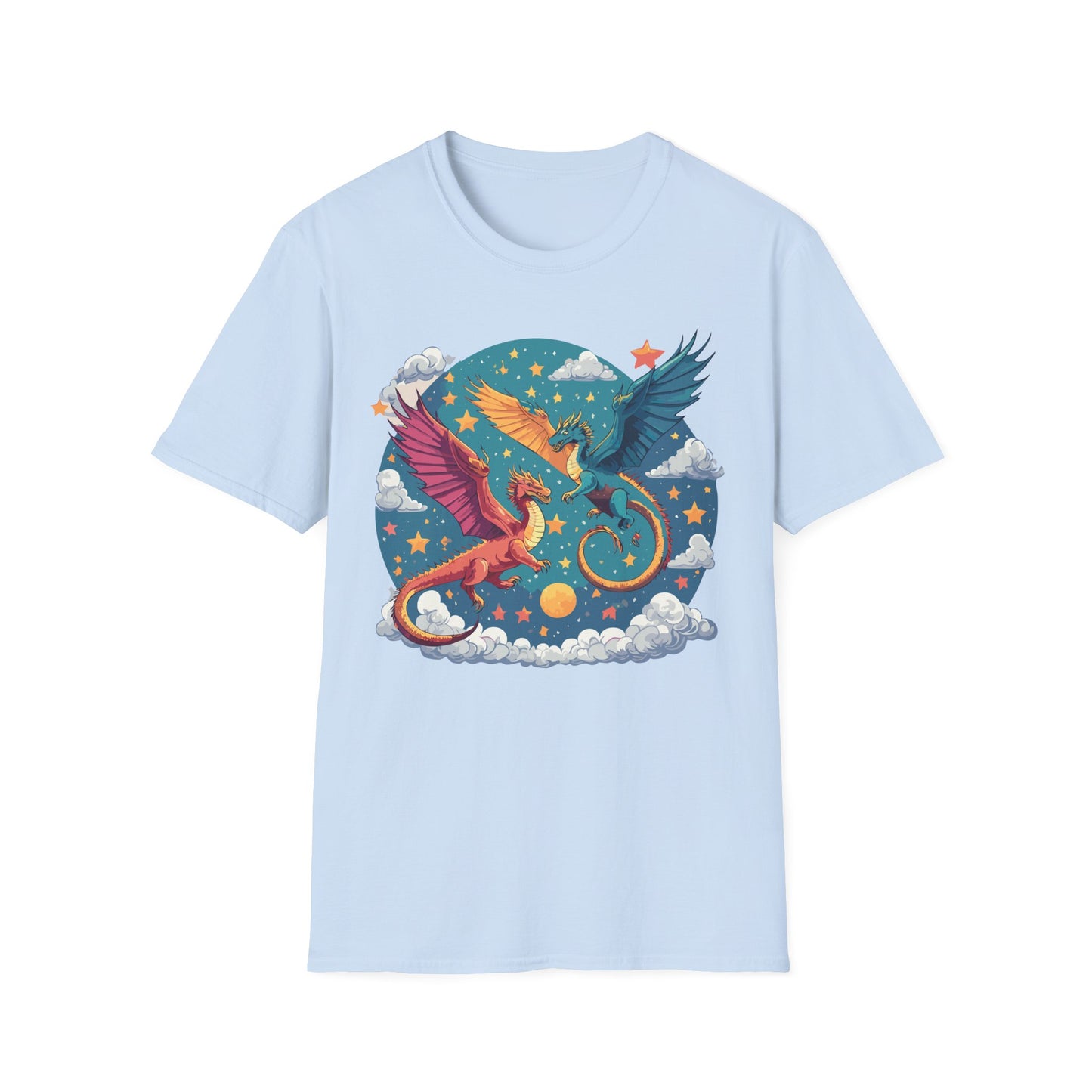Dragon T Shirt, Dragon Shirt, Shirt with Animals, Animal Shirt