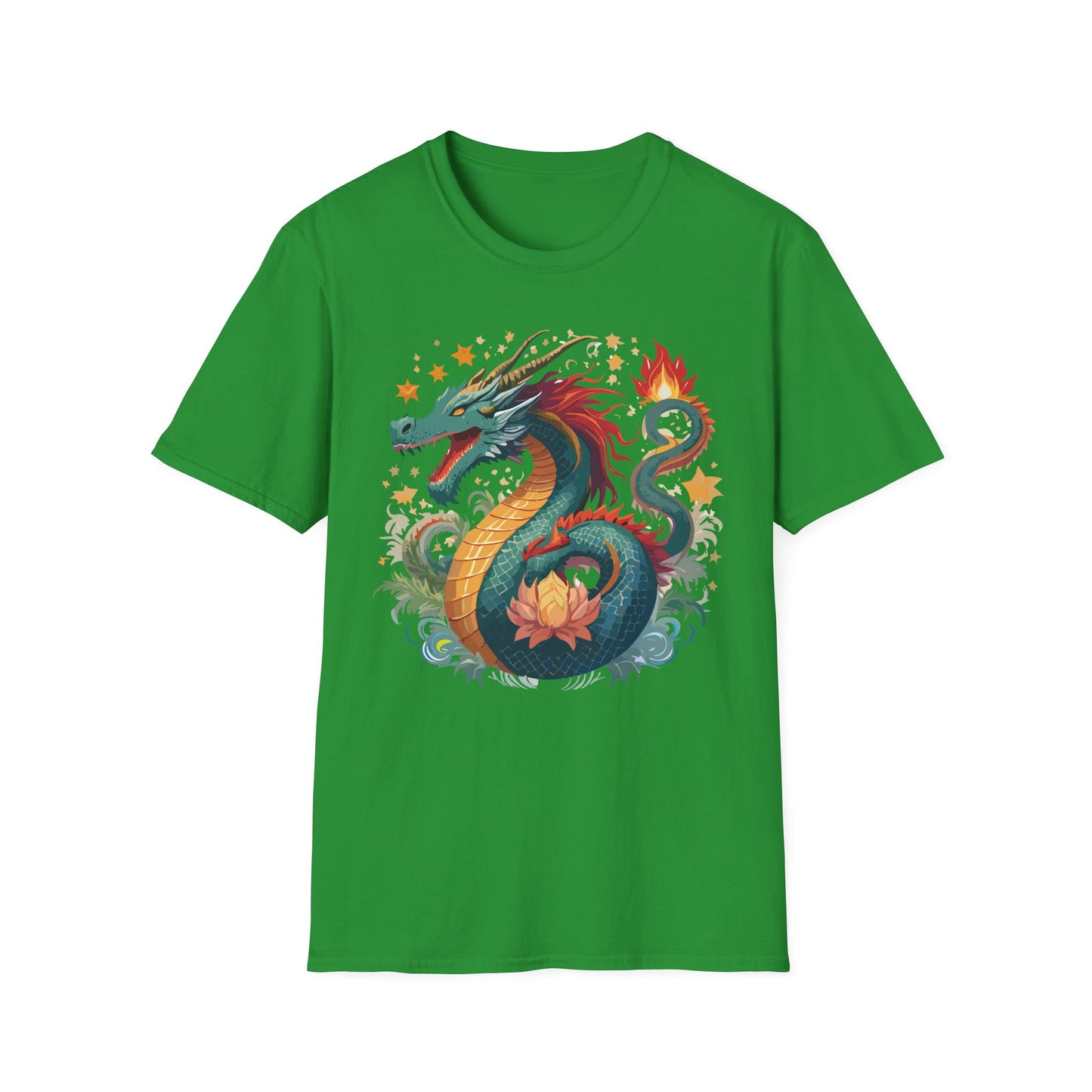 Dragon T Shirt, Dragon Shirt, Shirt with Animals, Animal Shirt