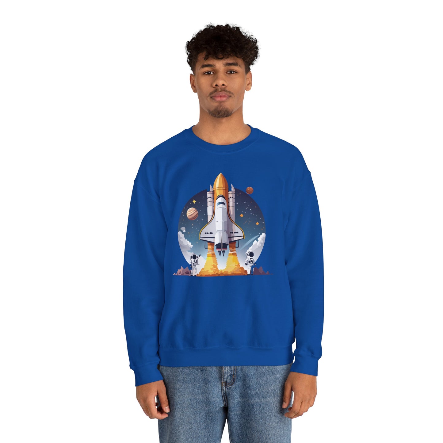Space Shuttle Sweatshirt, Cosmic Sweatshirt, Astronaut Sweatshirt, Space Cosmic Sweatshirt