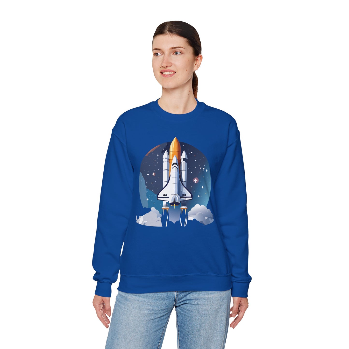 Space Shuttle Sweatshirt, Cosmic Sweatshirt, Astronaut Sweatshirt, Space Cosmic Sweatshirt