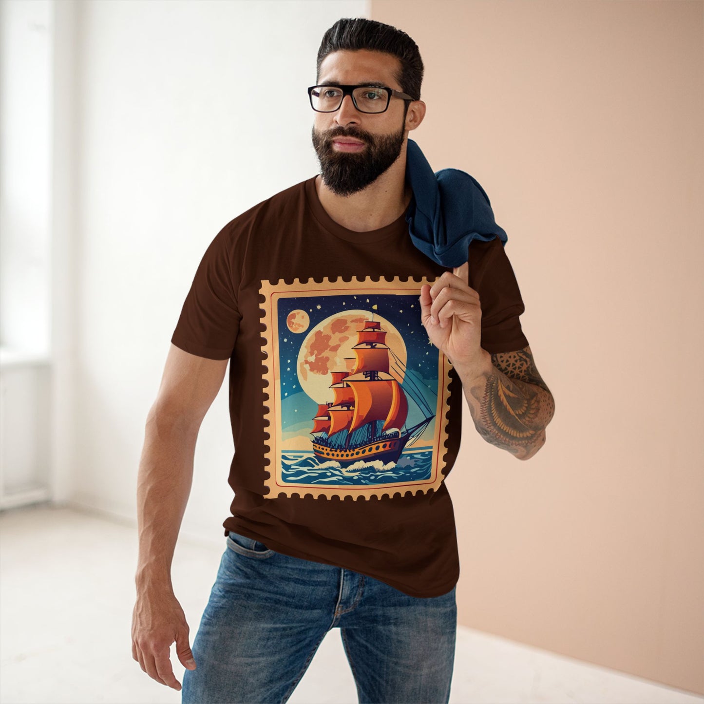 Stamp Shirt, Postage Stamp Shirt