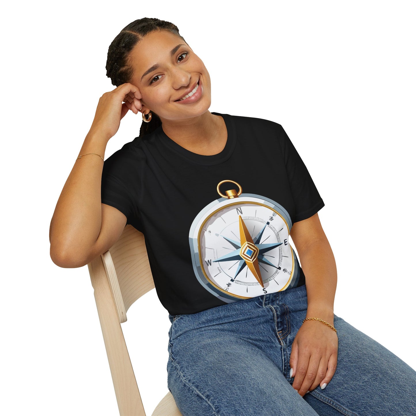 Compass T Shirt, Compass Shirt, Shirt with Compass, Navigator Shirt