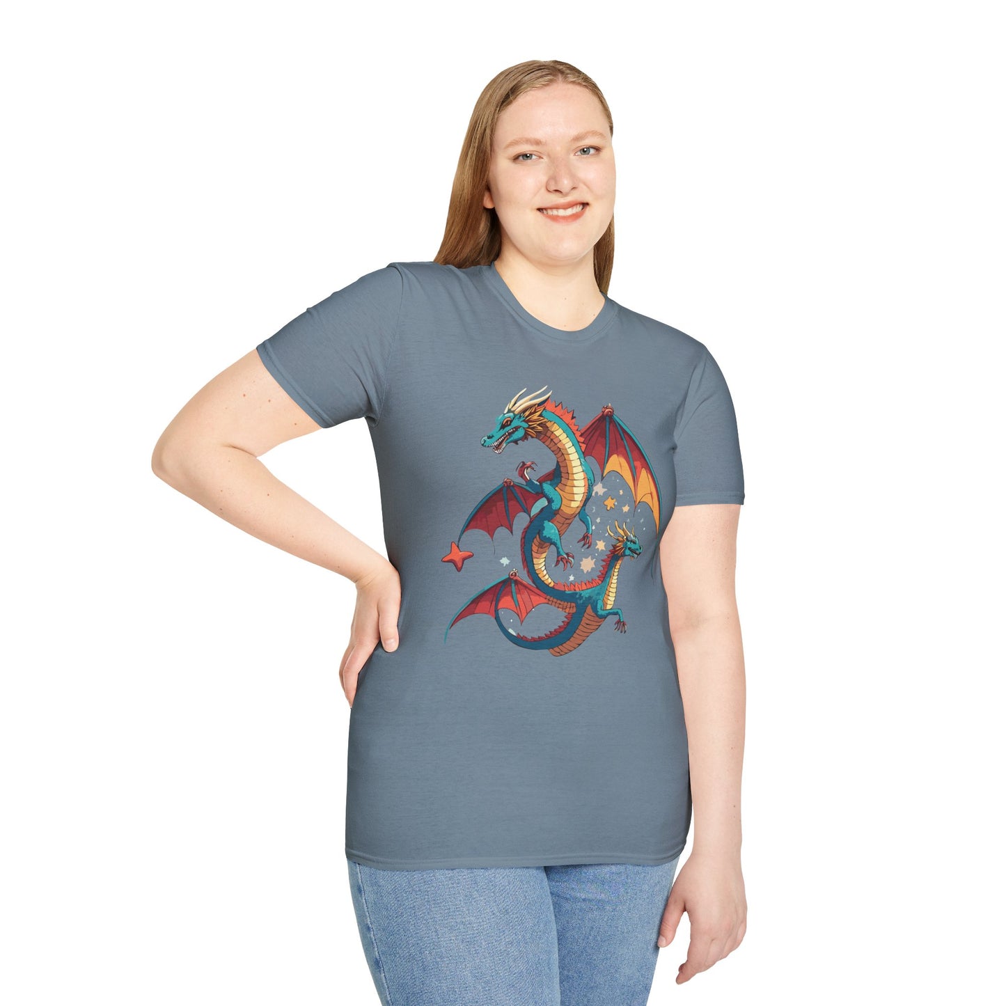 Dragon T Shirt, Dragon Shirt, Shirt with Animals, Animal Shirt