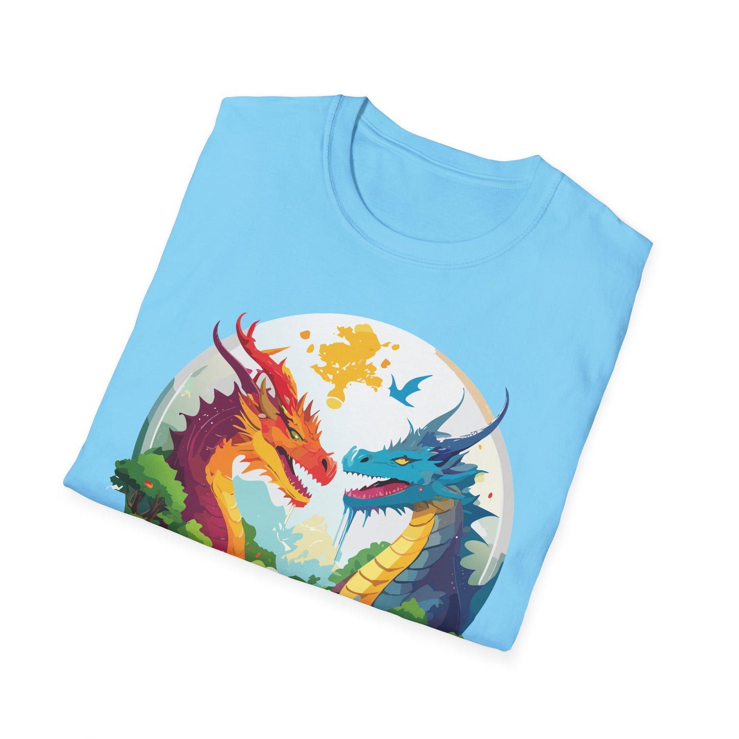 Dragon T Shirt, Dragon Shirt, Shirt with Animals, Animal Shirt