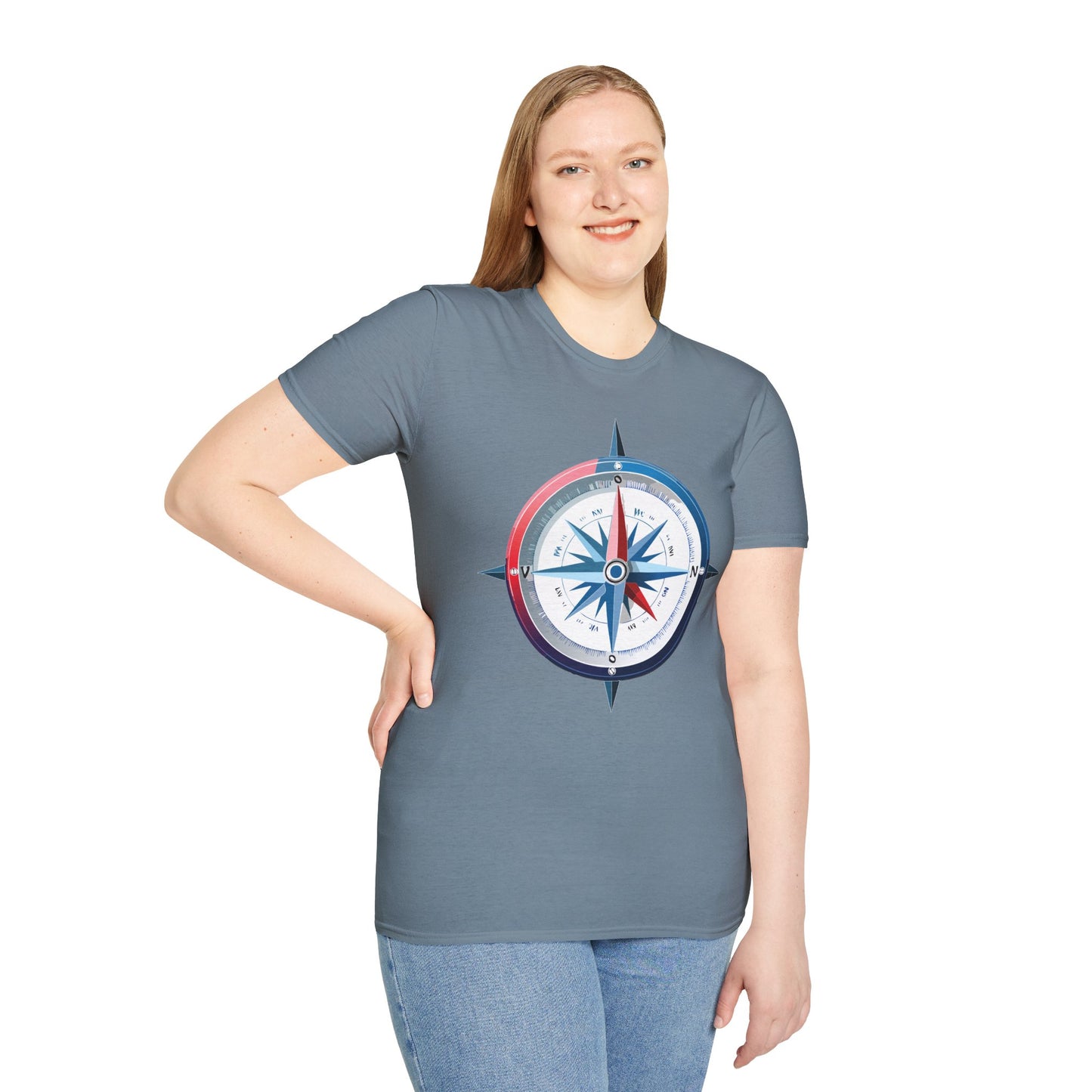 Compass T Shirt, Compass Shirt, Shirt with Compass, Navigator Shirt