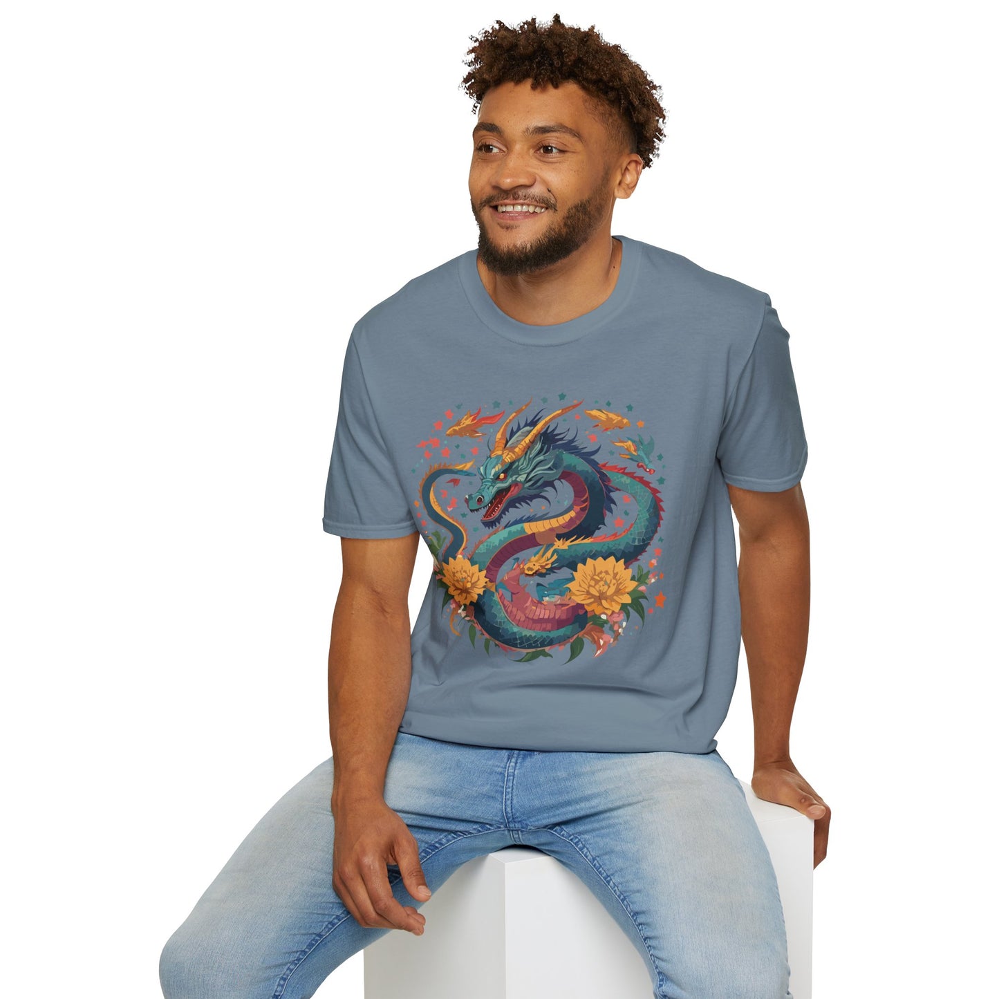 Dragon T Shirt, Dragon Shirt, Shirt with Animals, Animal Shirt