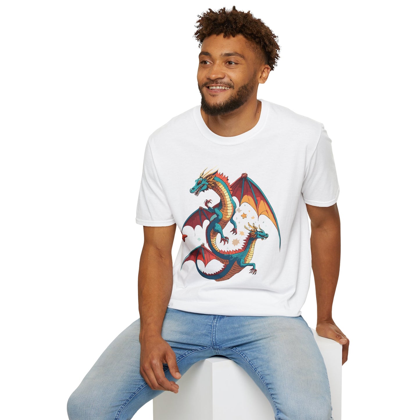 Dragon T Shirt, Dragon Shirt, Shirt with Animals, Animal Shirt