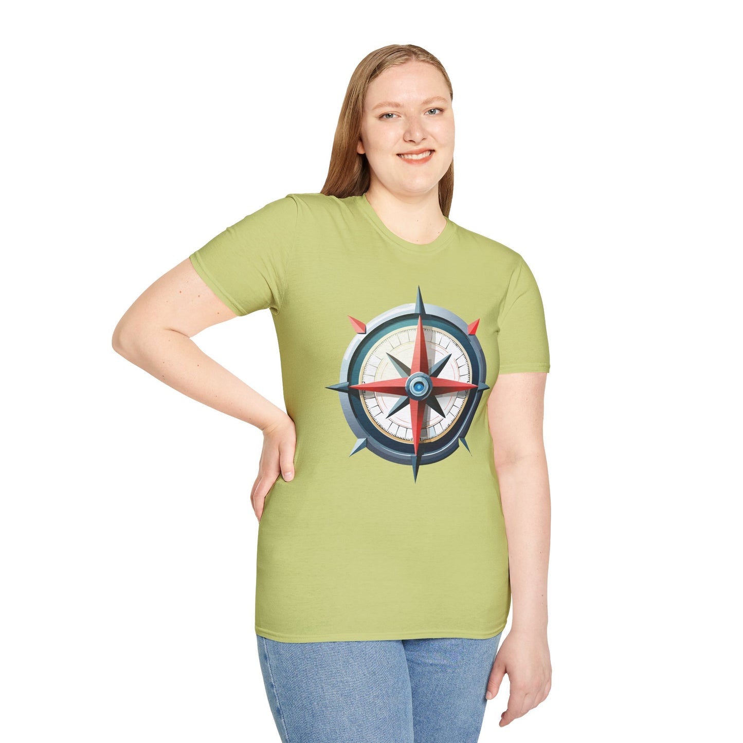 Compass T Shirt, Compass Shirt, Shirt with Compass, Navigator Shirt