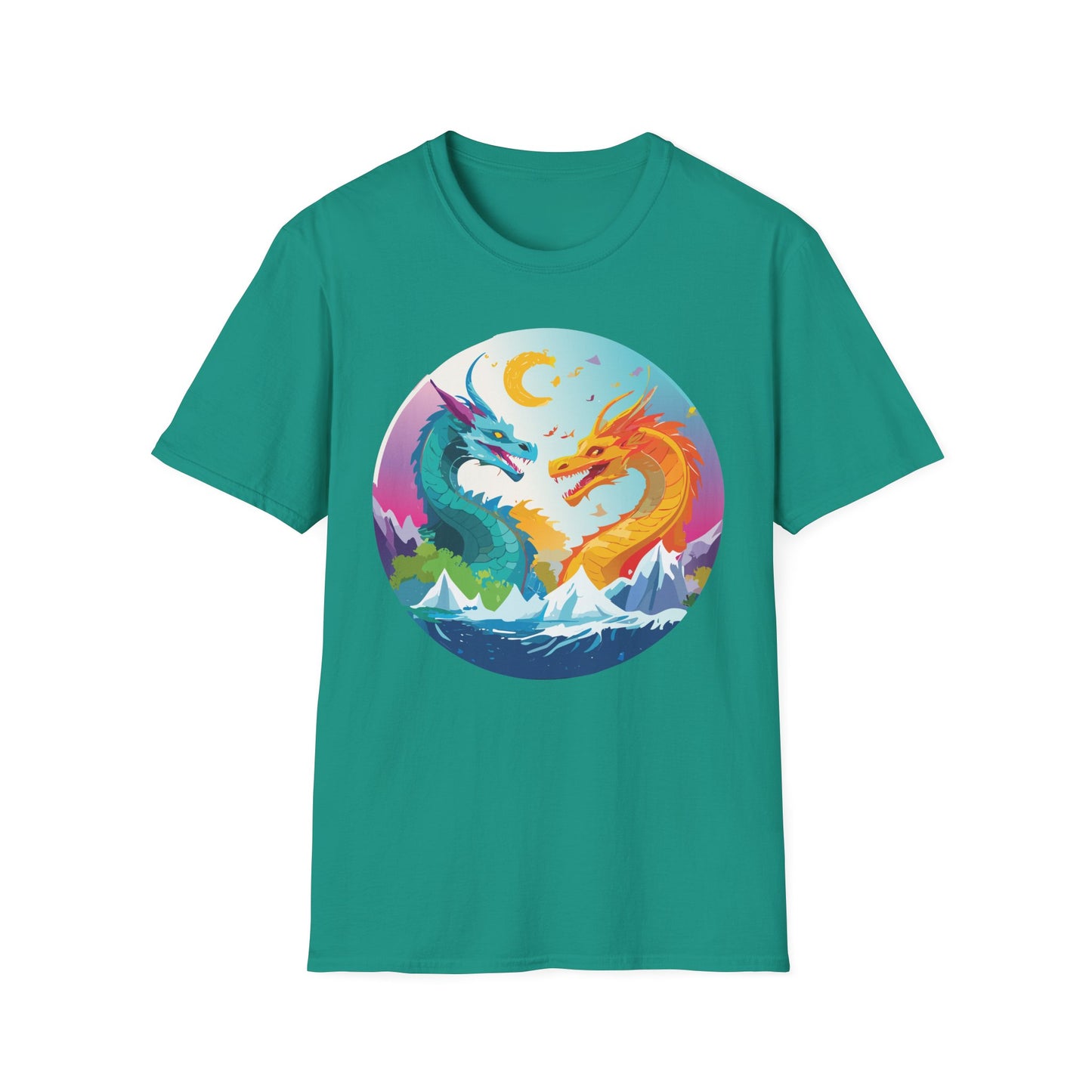 Dragon T Shirt, Dragon Shirt, Shirt with Animals, Animal Shirt