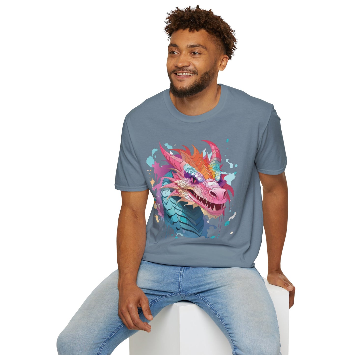 Dragon T Shirt, Dragon Shirt, Shirt with Animals, Animal Shirt