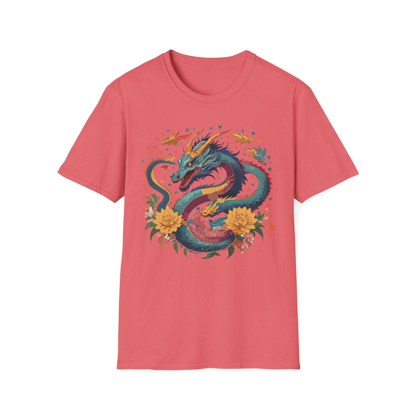 Dragon T Shirt, Dragon Shirt, Shirt with Animals, Animal Shirt